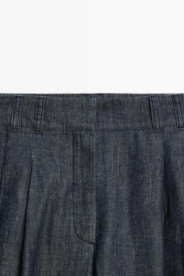 Balloon fit denim — DARK BLUE 4