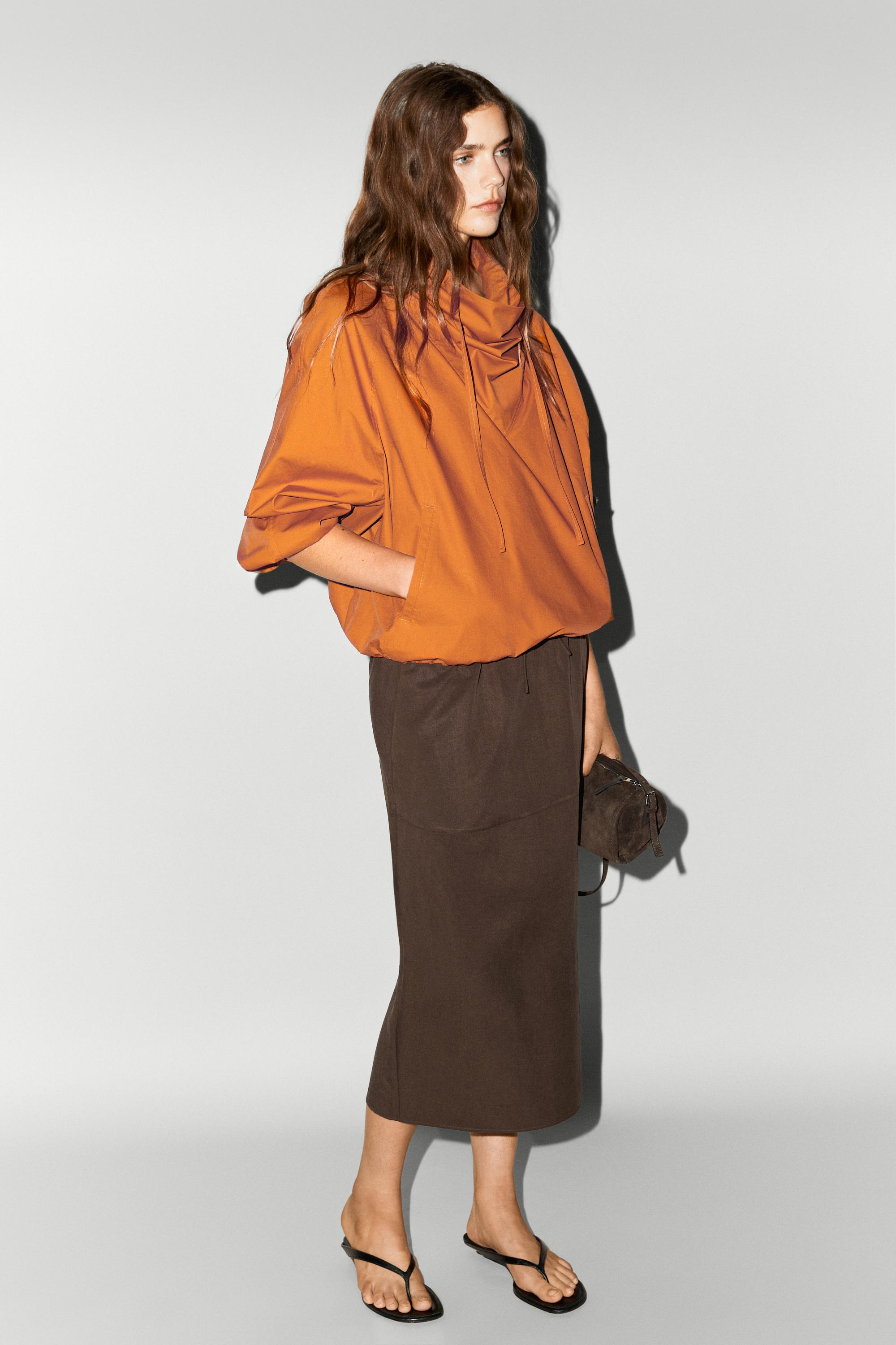 Technical bomber jacket — Orange