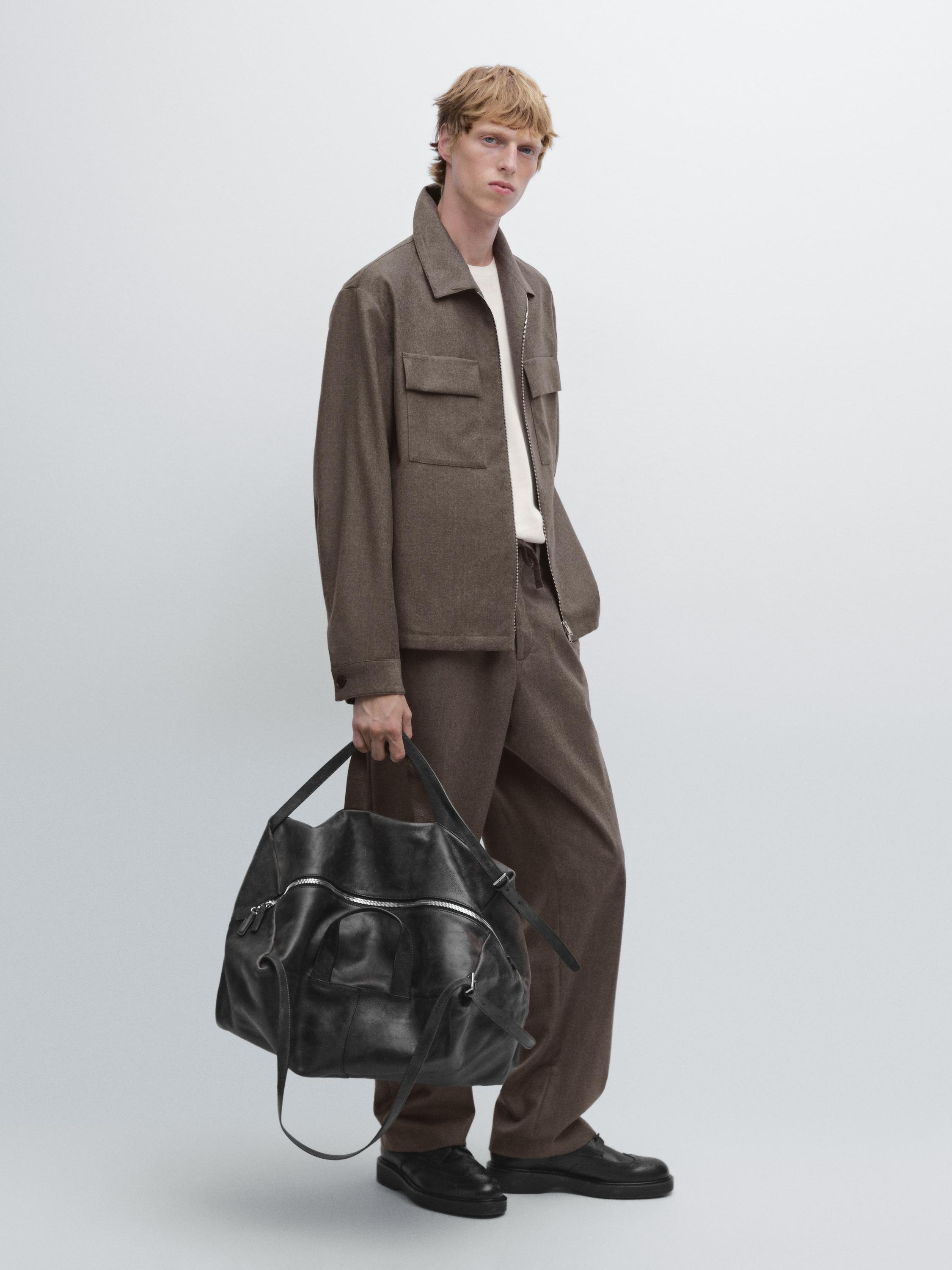 Chaqueta franela 100% lana