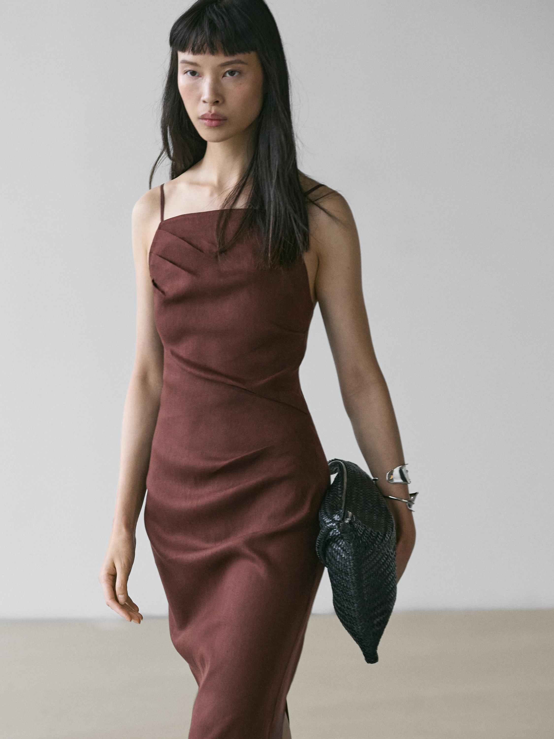 knee length dresses for ladies Lobster Dinner Maxi Dress L