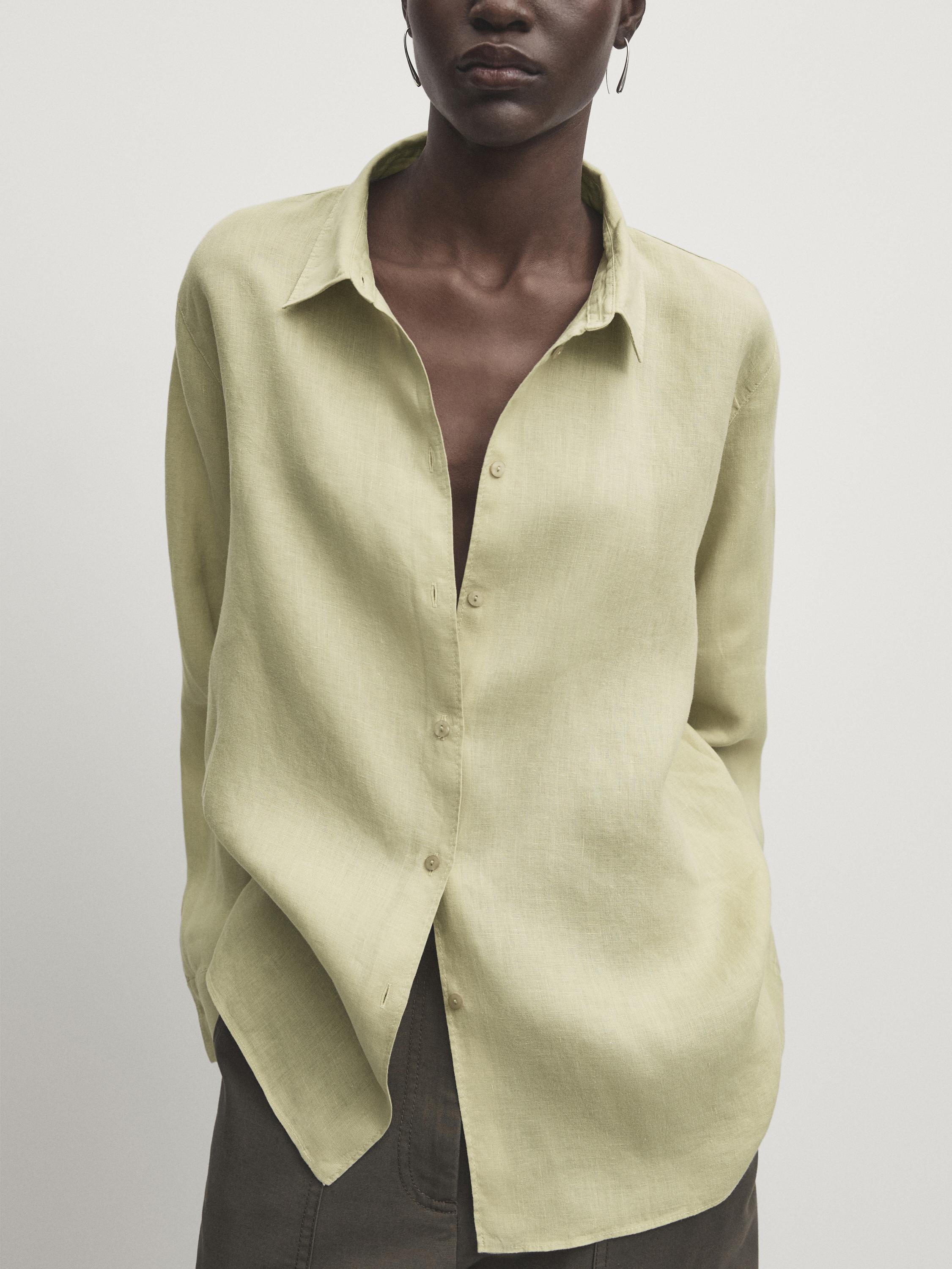 Chemisier pur lin