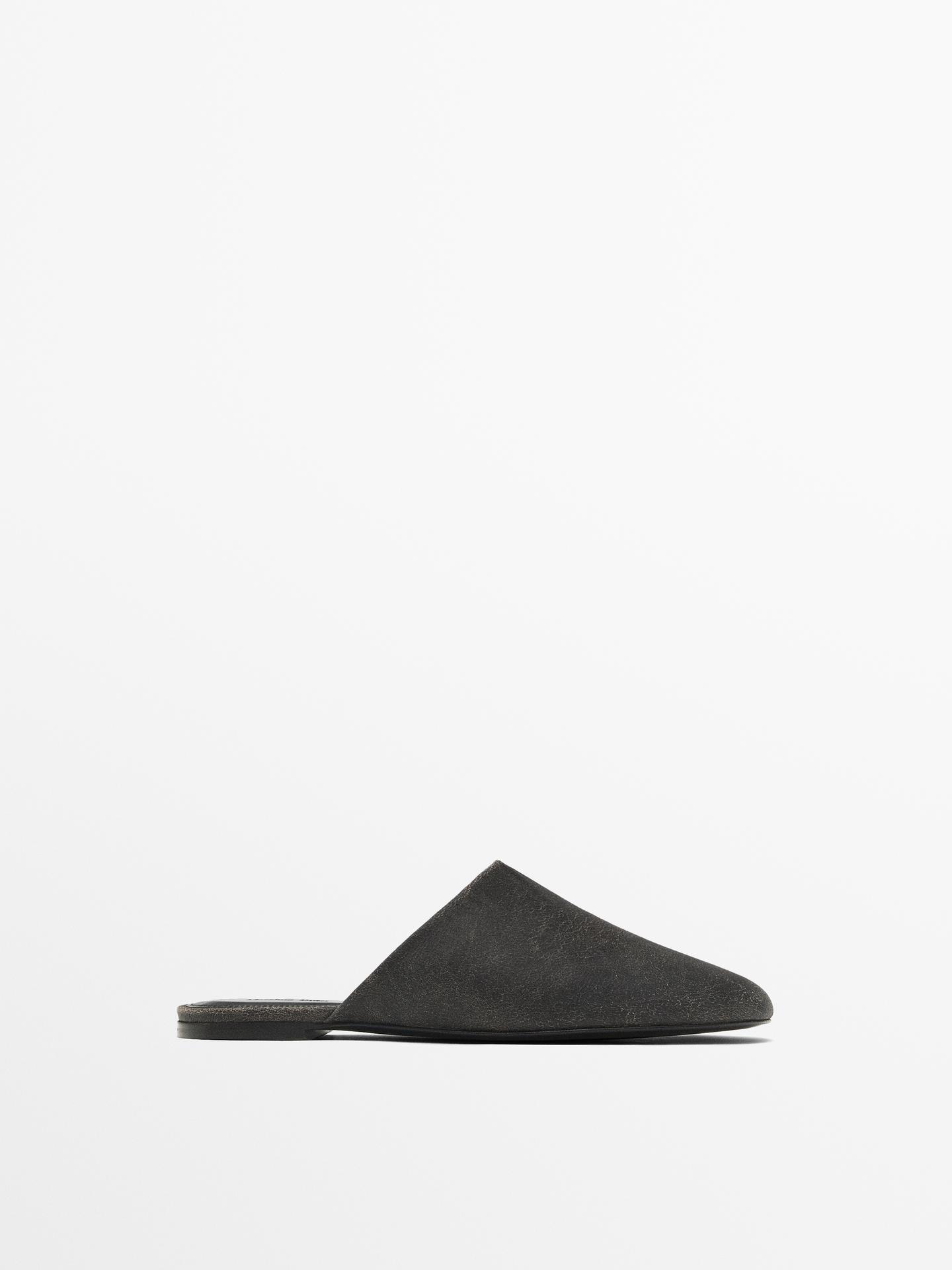 oiled-leather-mules-grey-flat-shoes-massimo-dutti