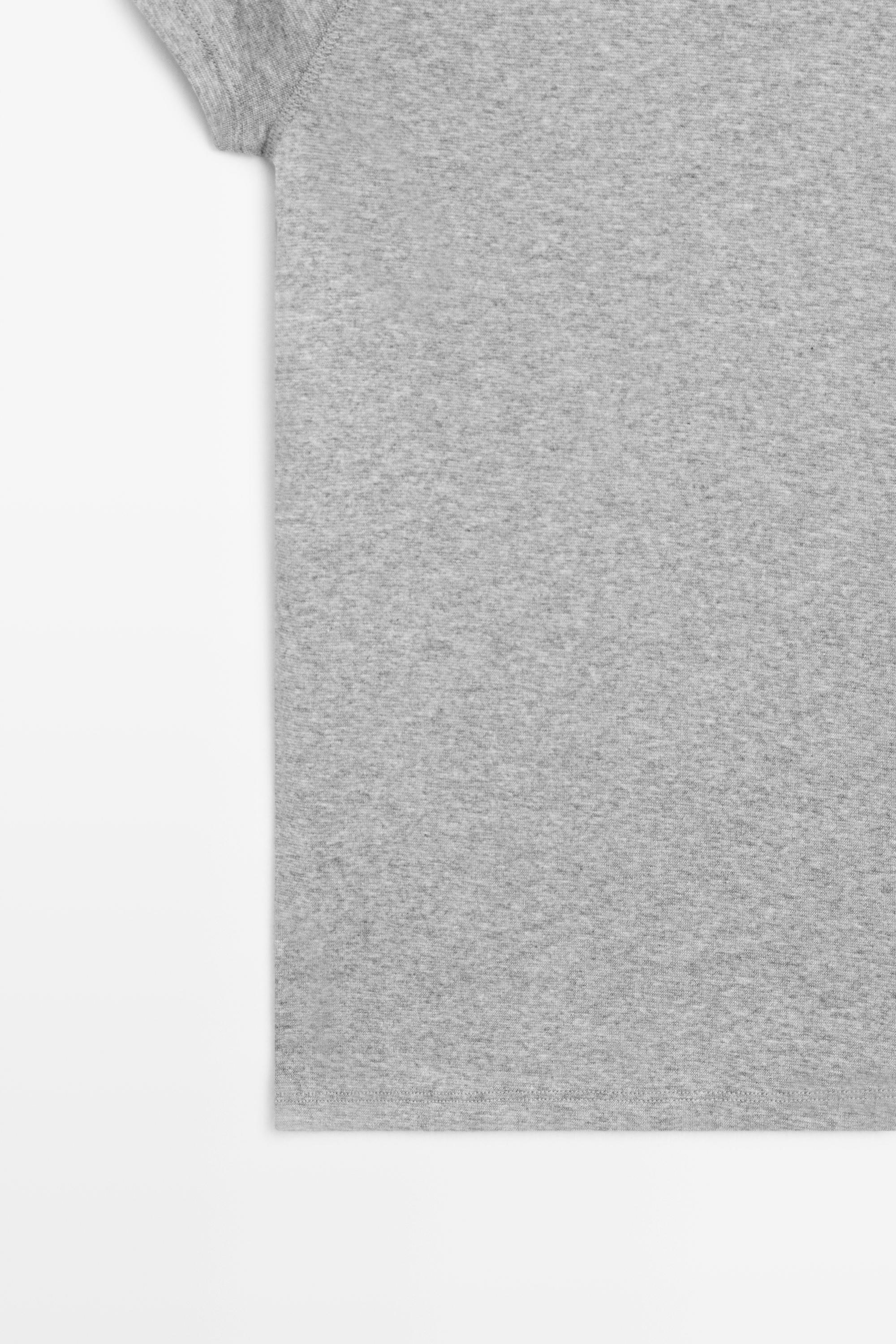 Short Sleeve Raglan T-Shirt — GREY