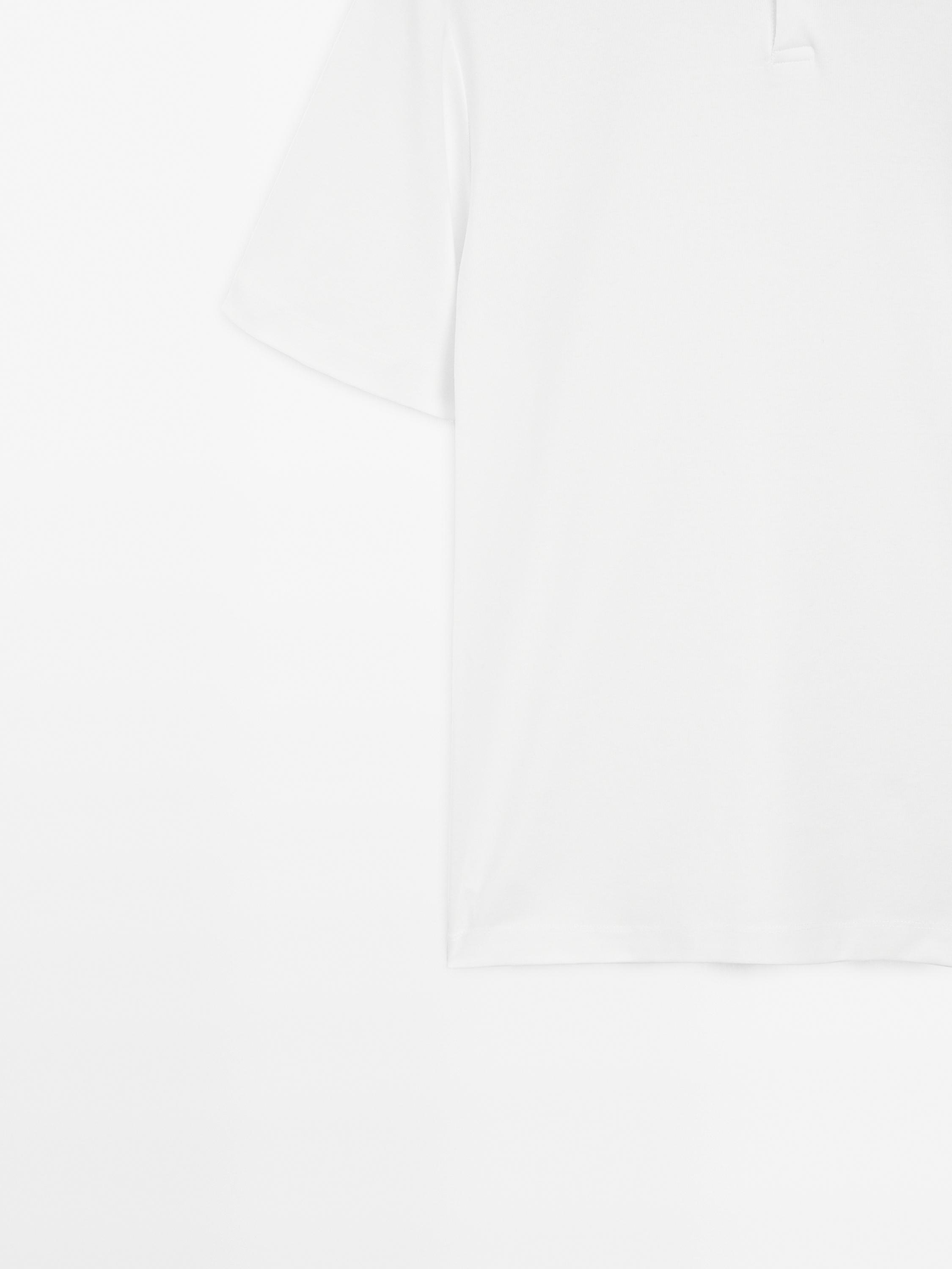 Short sleeve cotton polo shirt