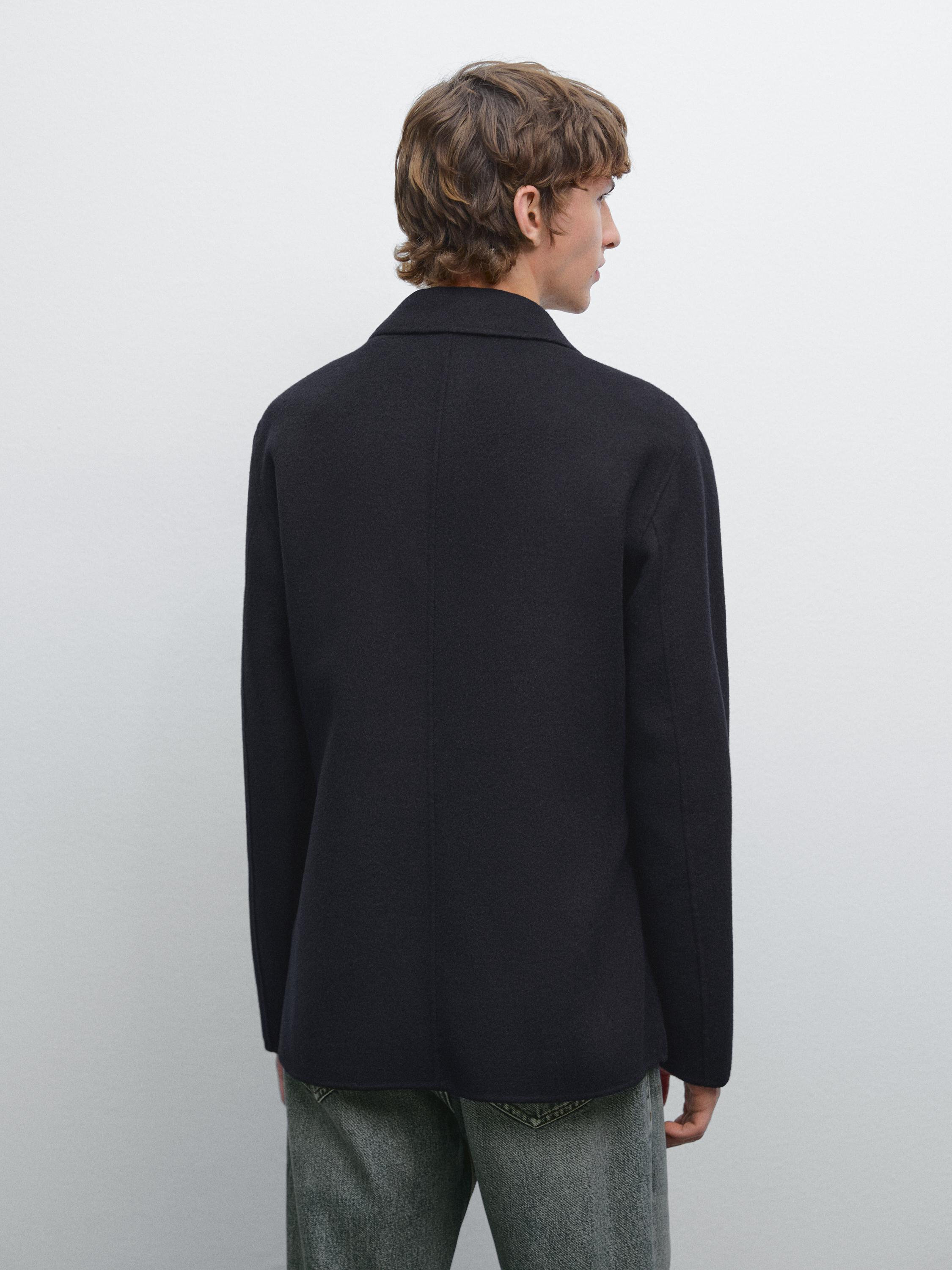 Wool blend blazer