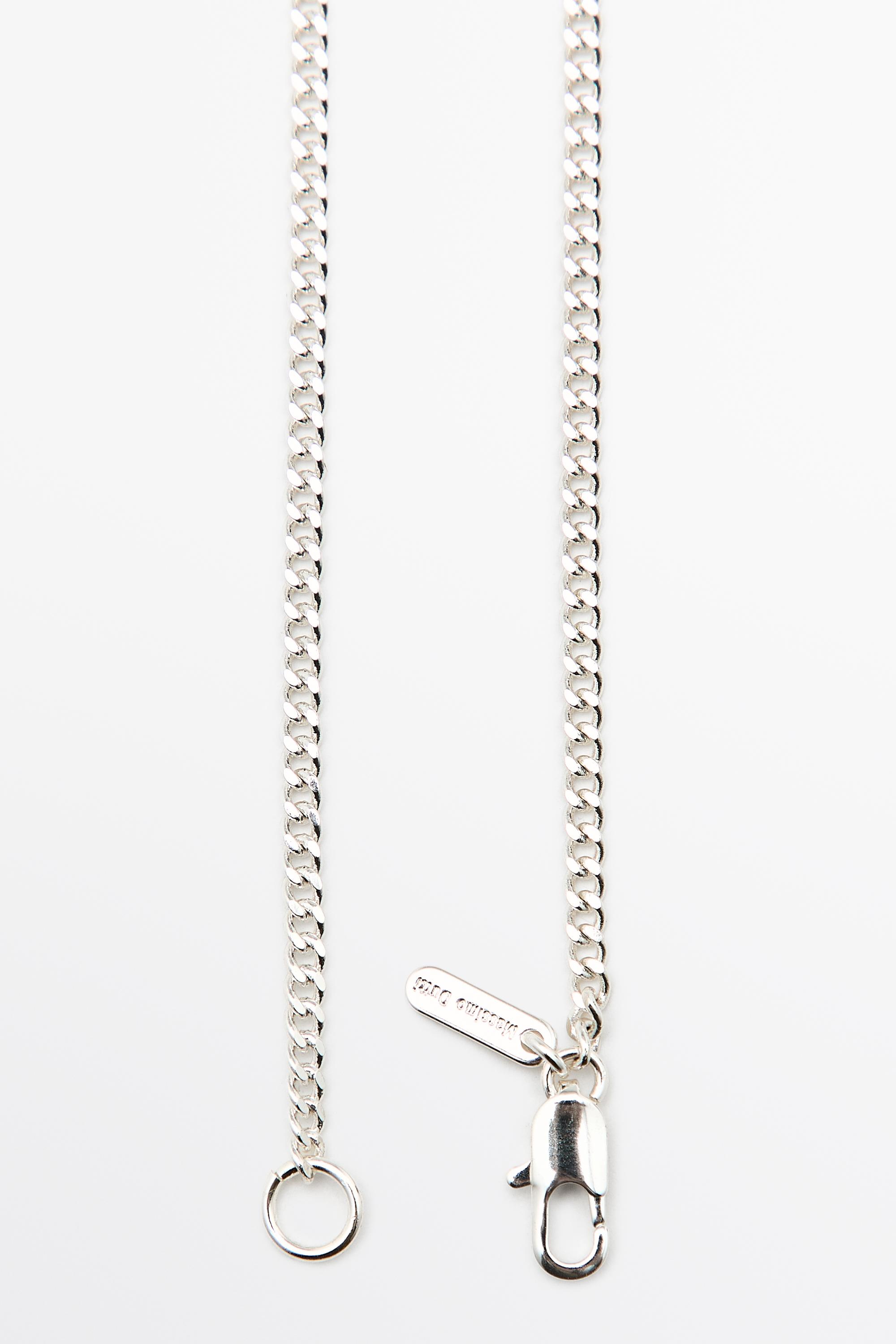 Long coin necklace — SILVER