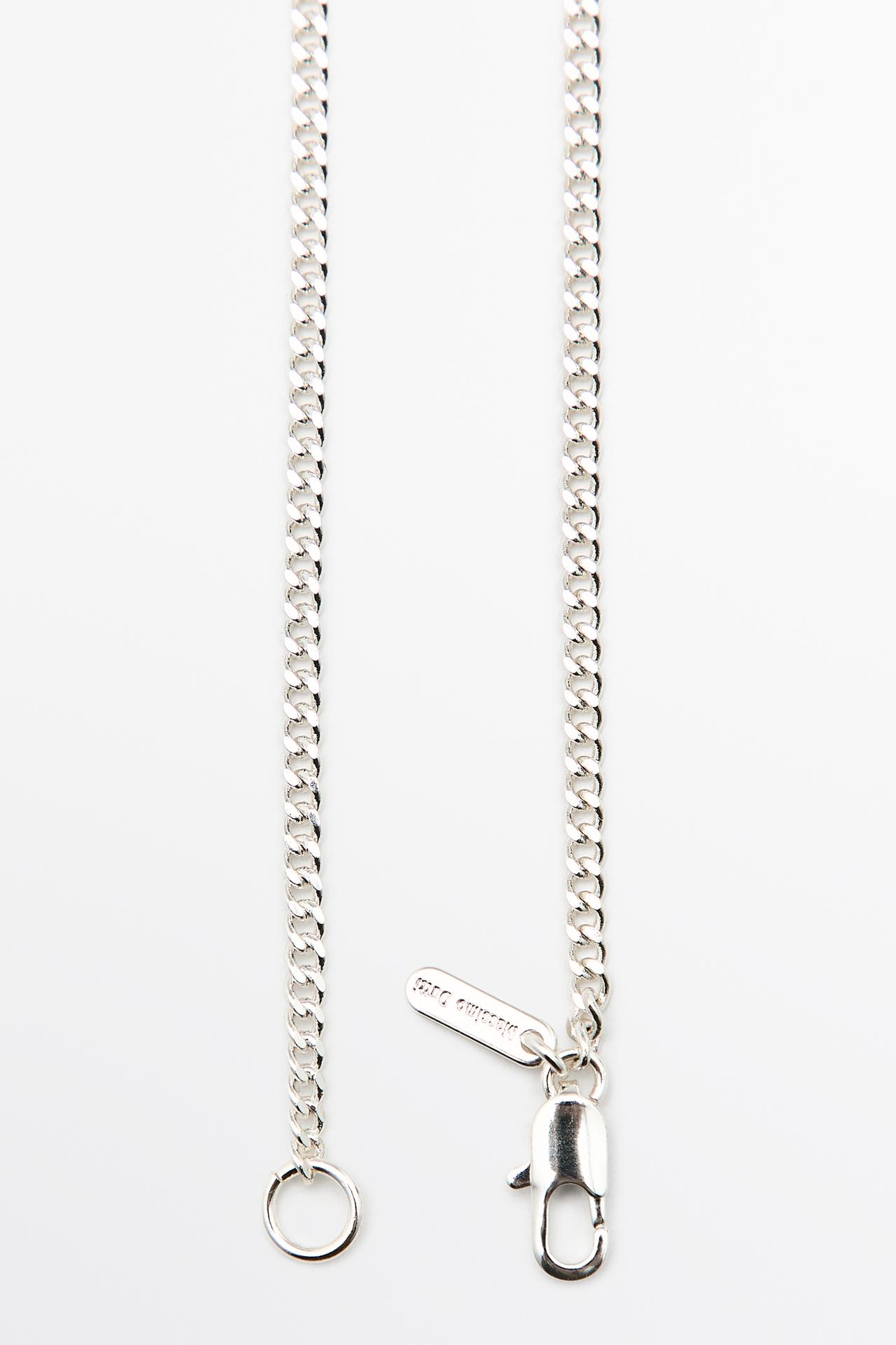 Long coin necklace — SILVER