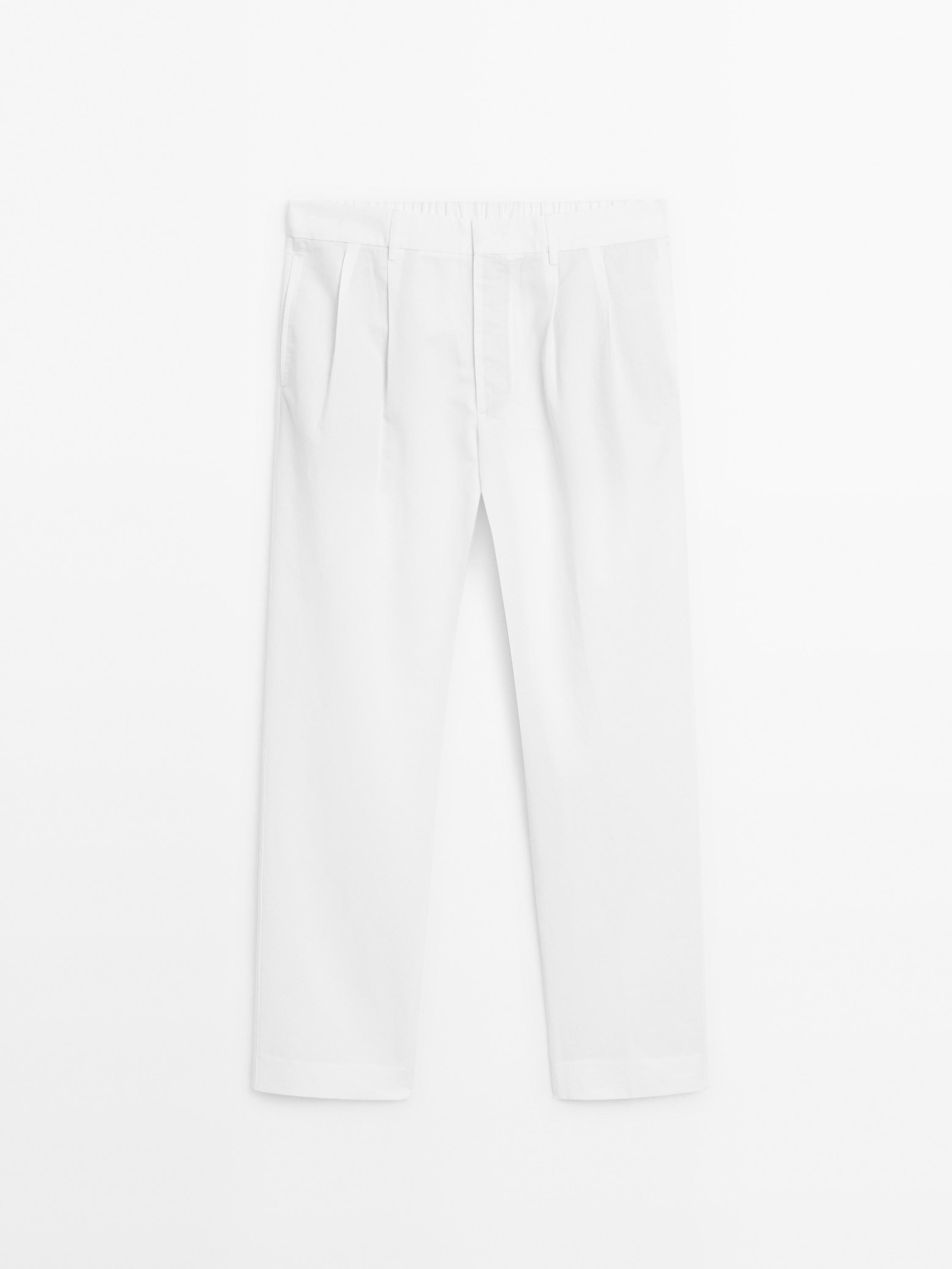 Kalhoty balloon fit s dvojitými záševky