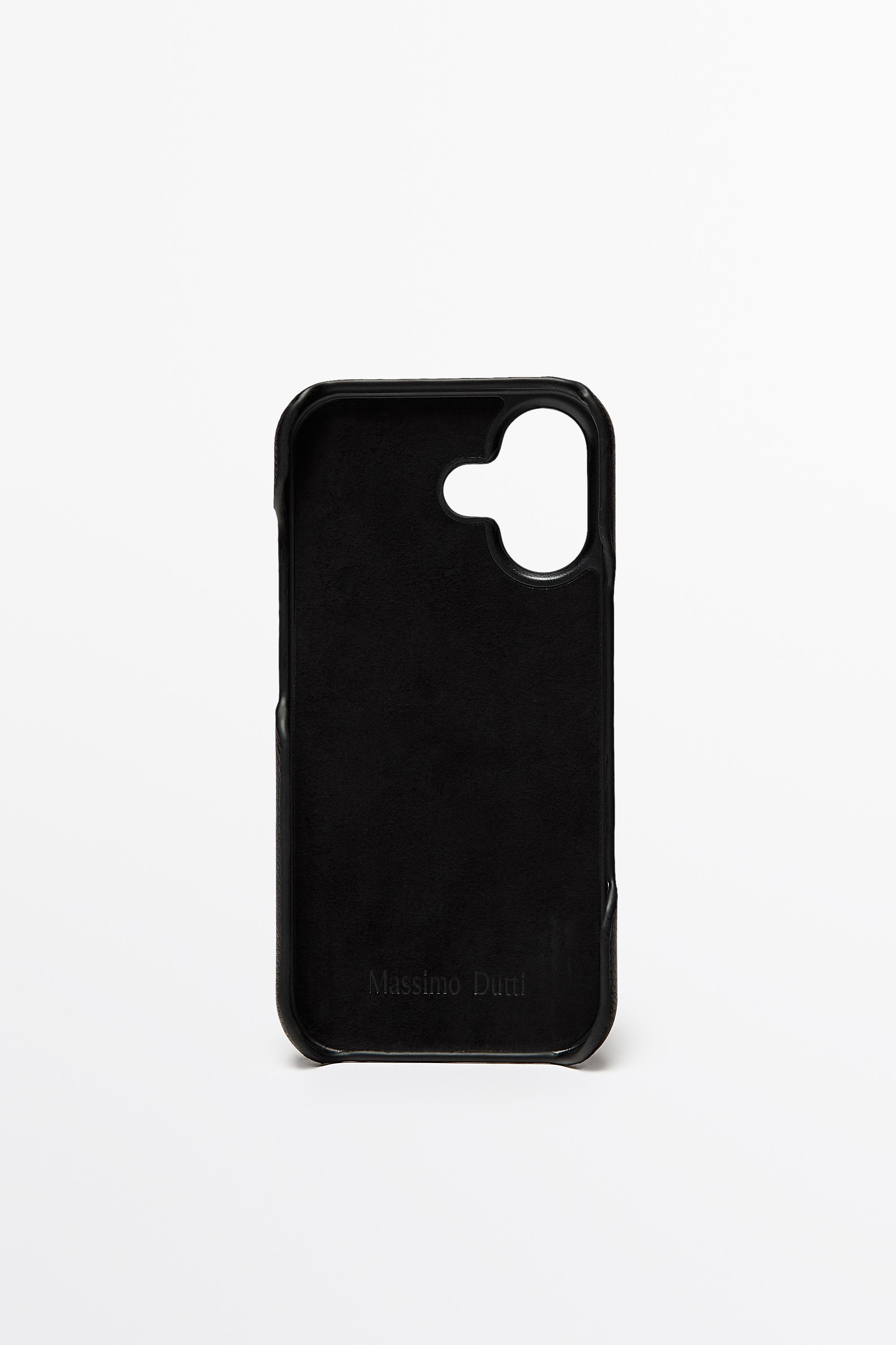 Nappa leather iPhone 17 case