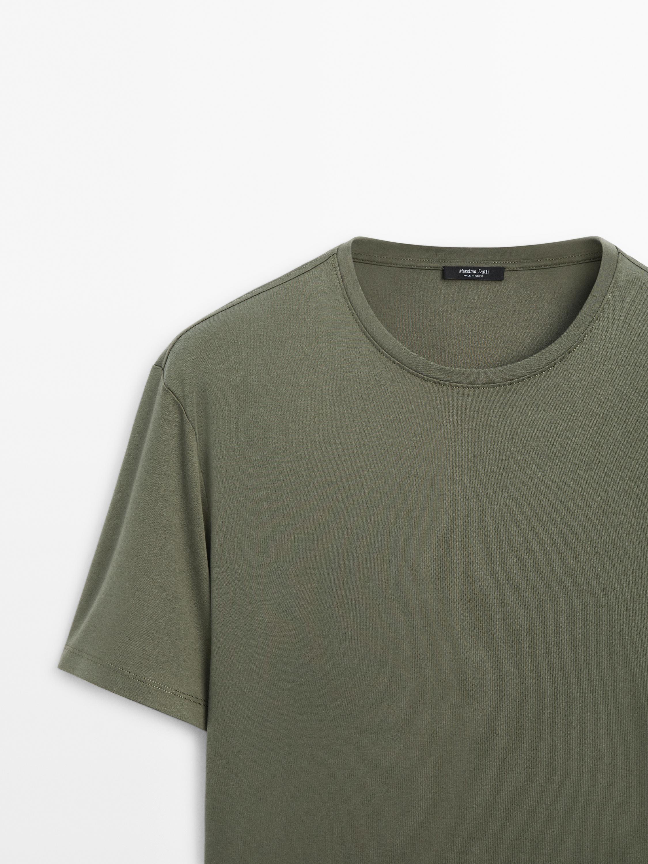100% mercerised cotton T-shirt