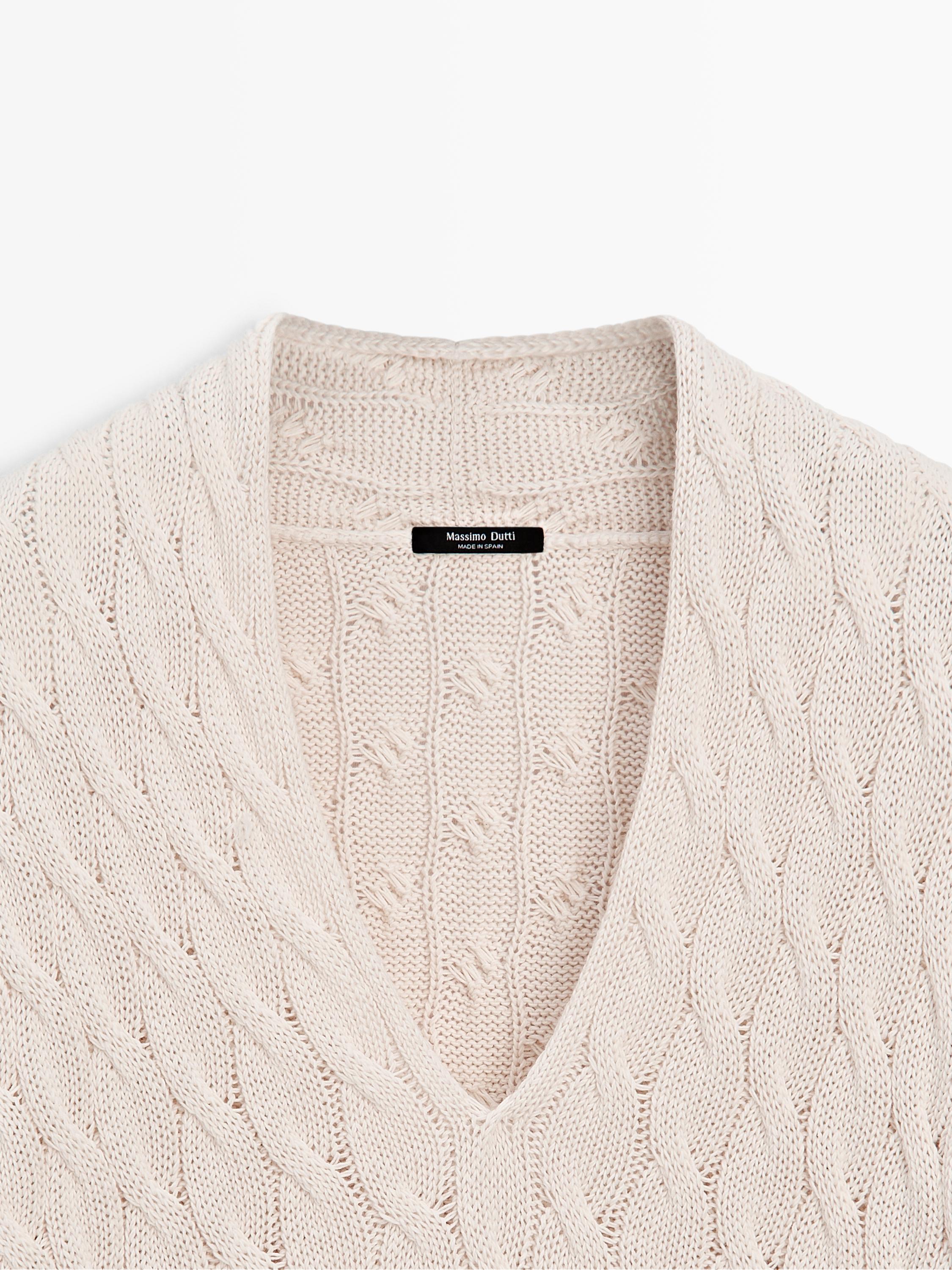 Women's V-Neck Jumpers - Massimo Dutti - US