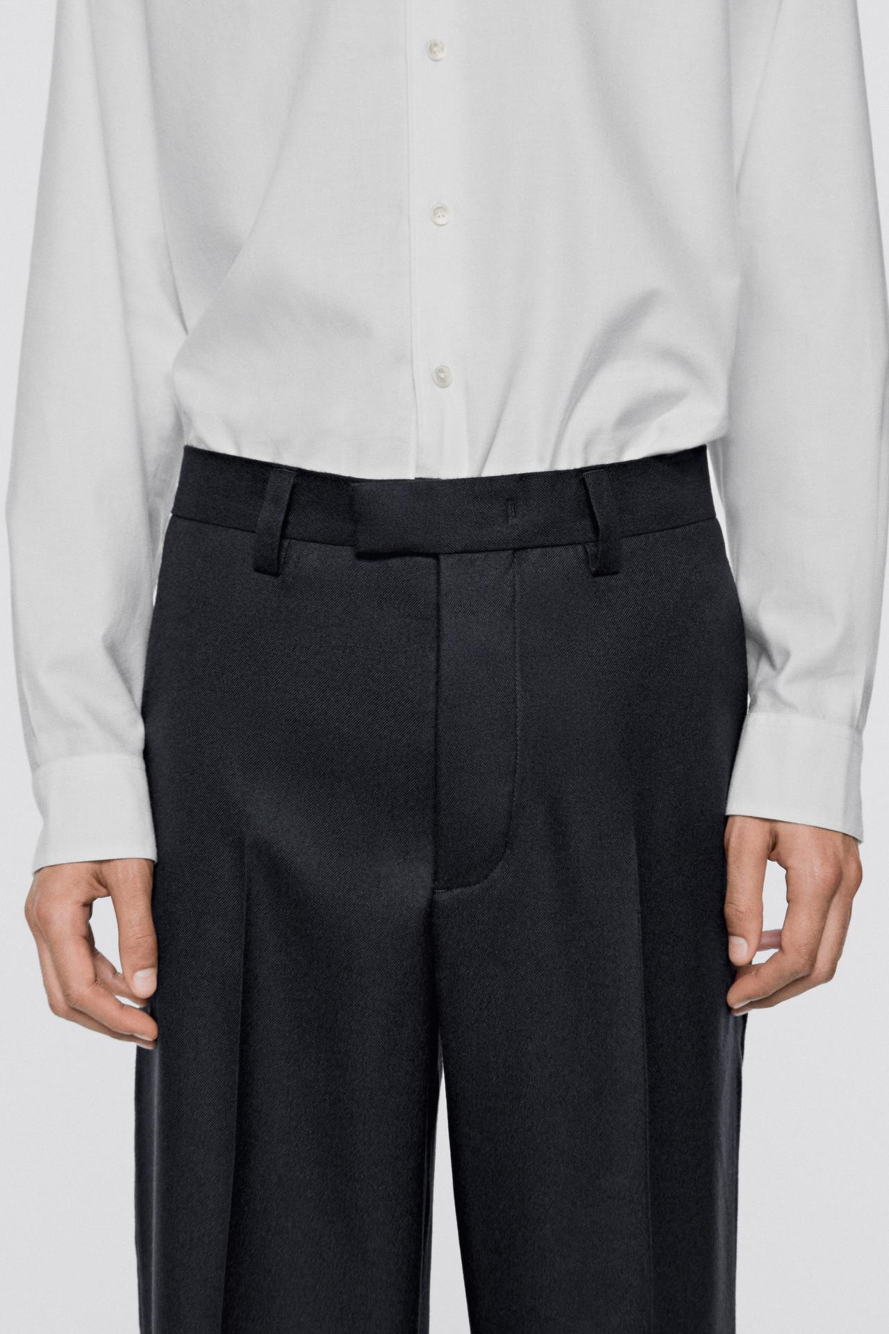 Wool blend suit pants - LIMITED EDITION — NAVY BLUE