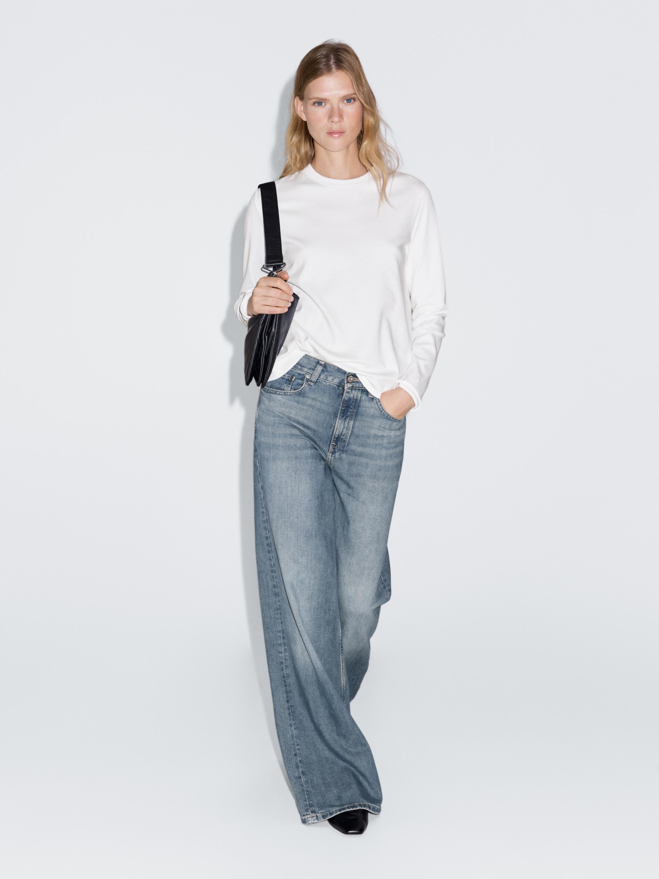 100% cotton interlock long sleeve T-shirt