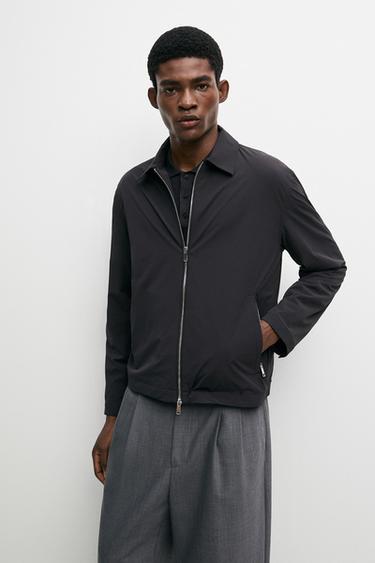 Lightweight short jacket — NAVY BLUE 3