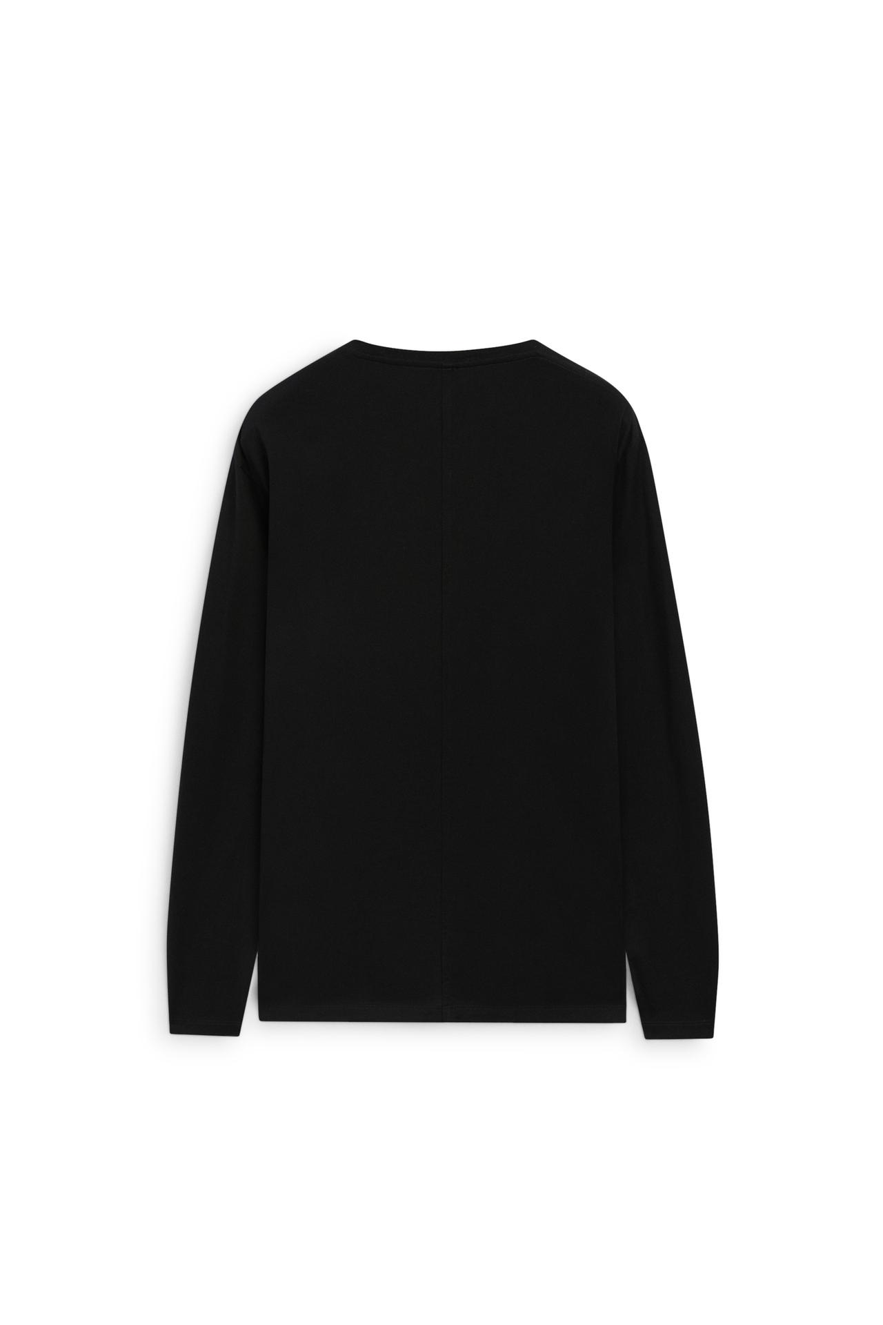 100% cotton long sleeve T-shirt - LIMITED EDITION — BLACK