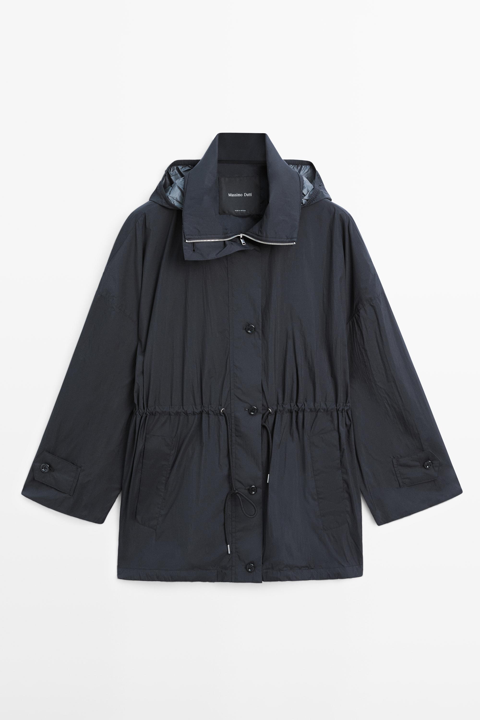 Technical fabric parka