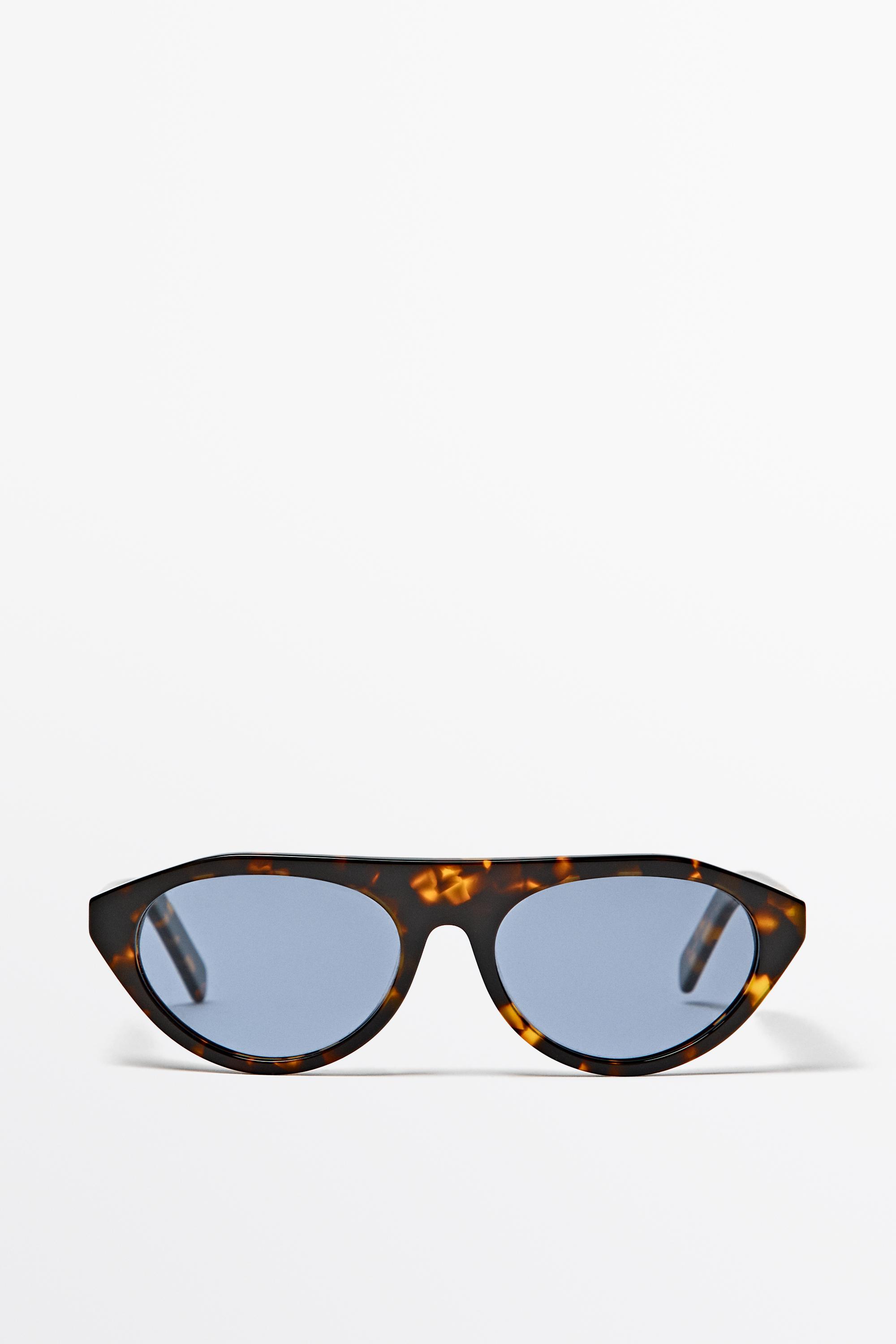 Oval sunglasses — BROWN