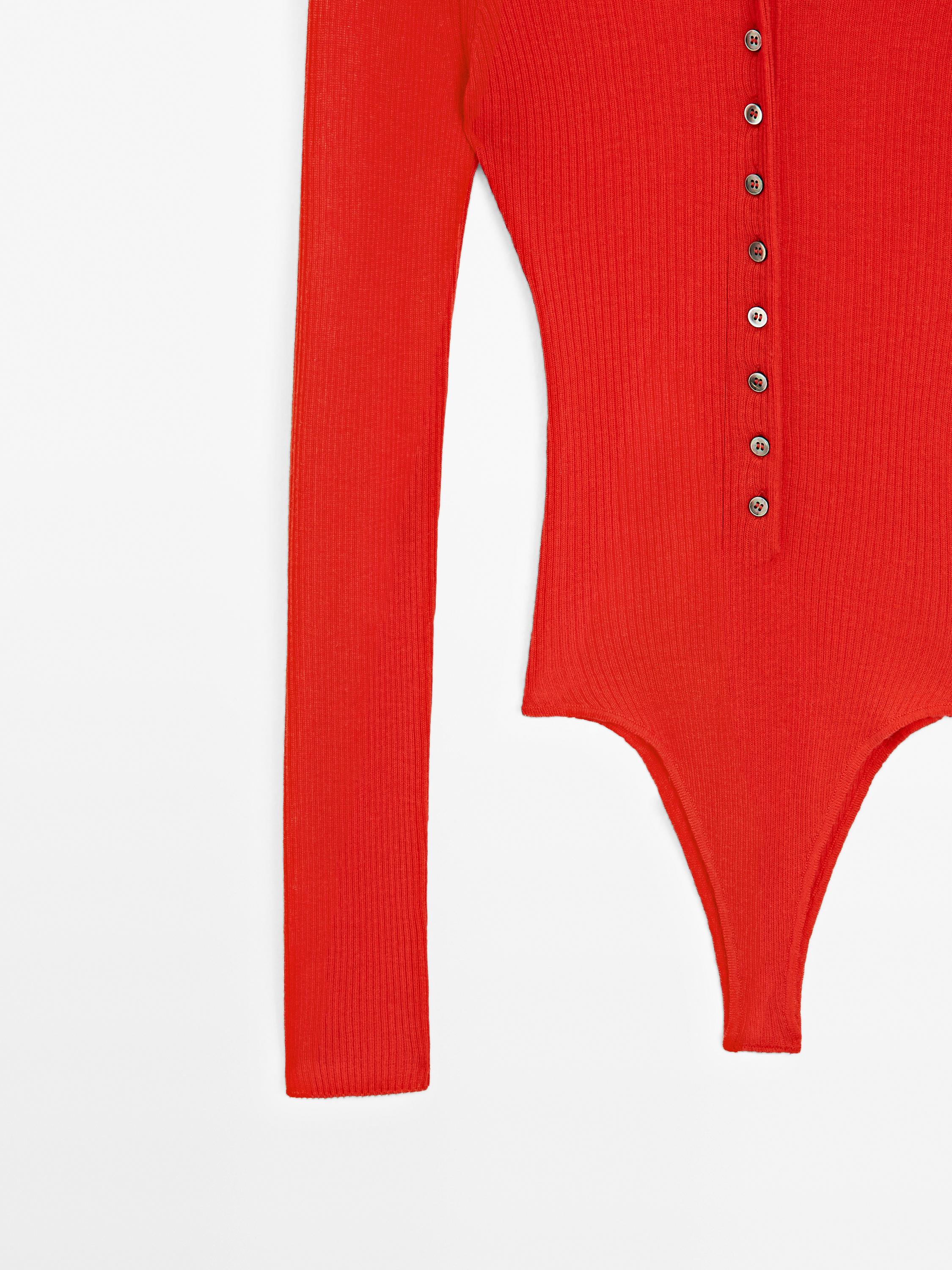 Ribbed knit bodysuit - STUDIO