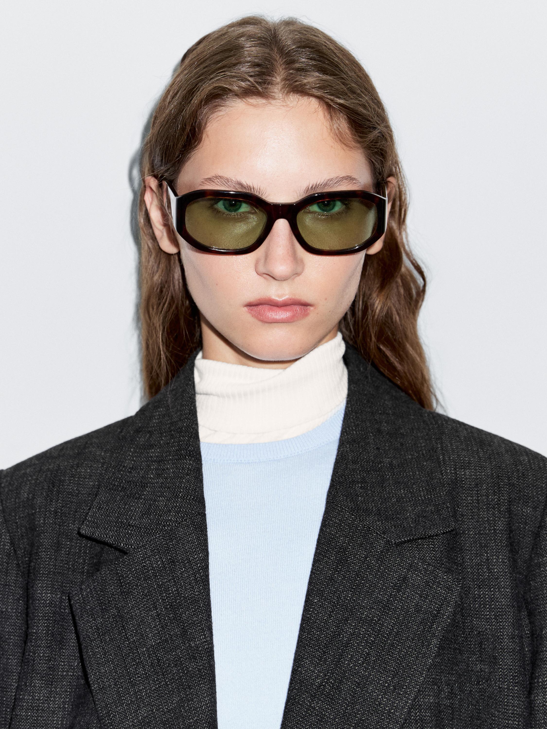 Manteau long à chevrons