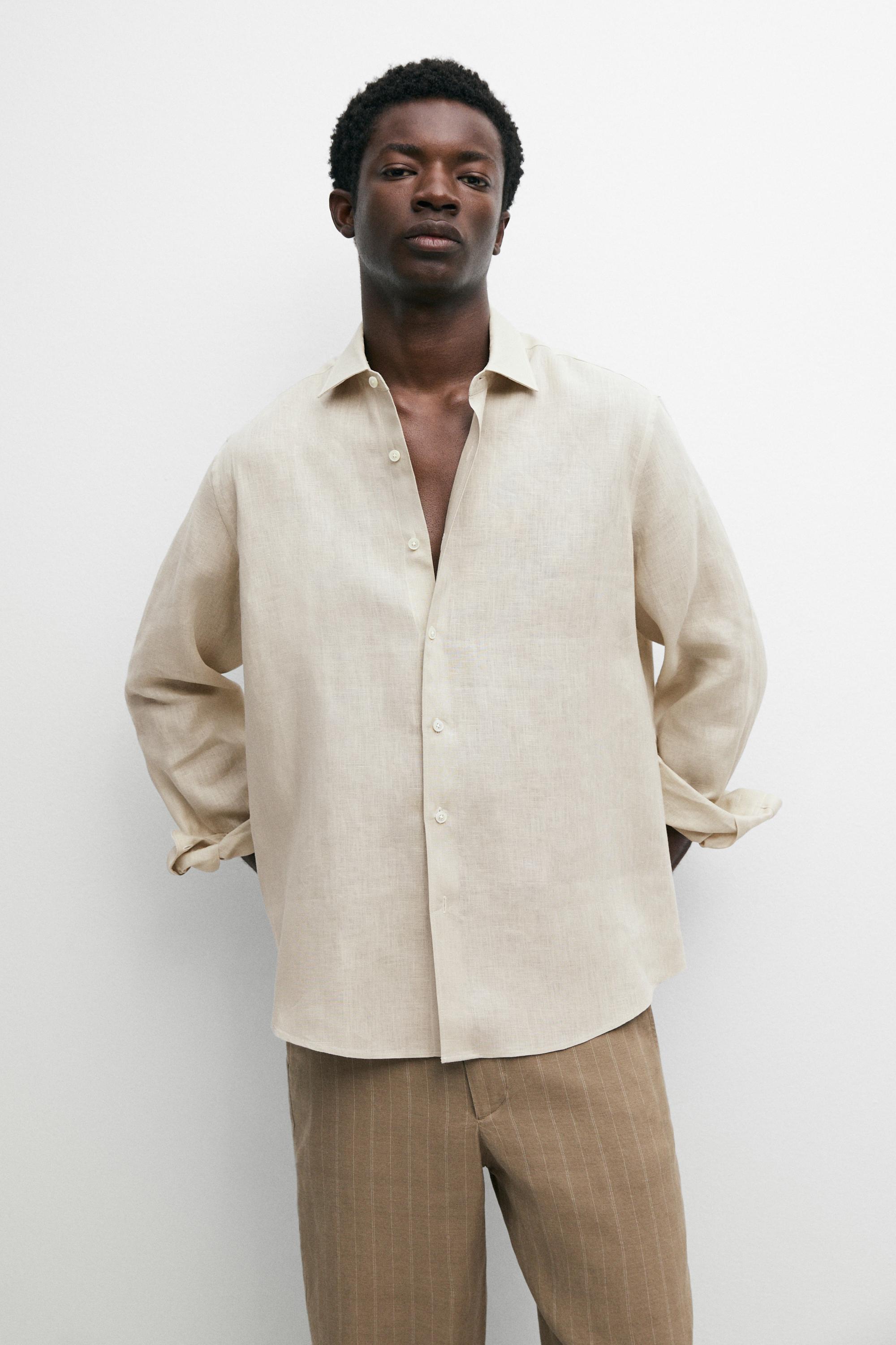 Men's Linen Shirts - Massimo Dutti - US Men's Linen Shirts - Massimo Dutti - US