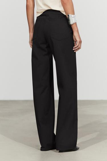 Technical straight-leg pants — BLACK 8