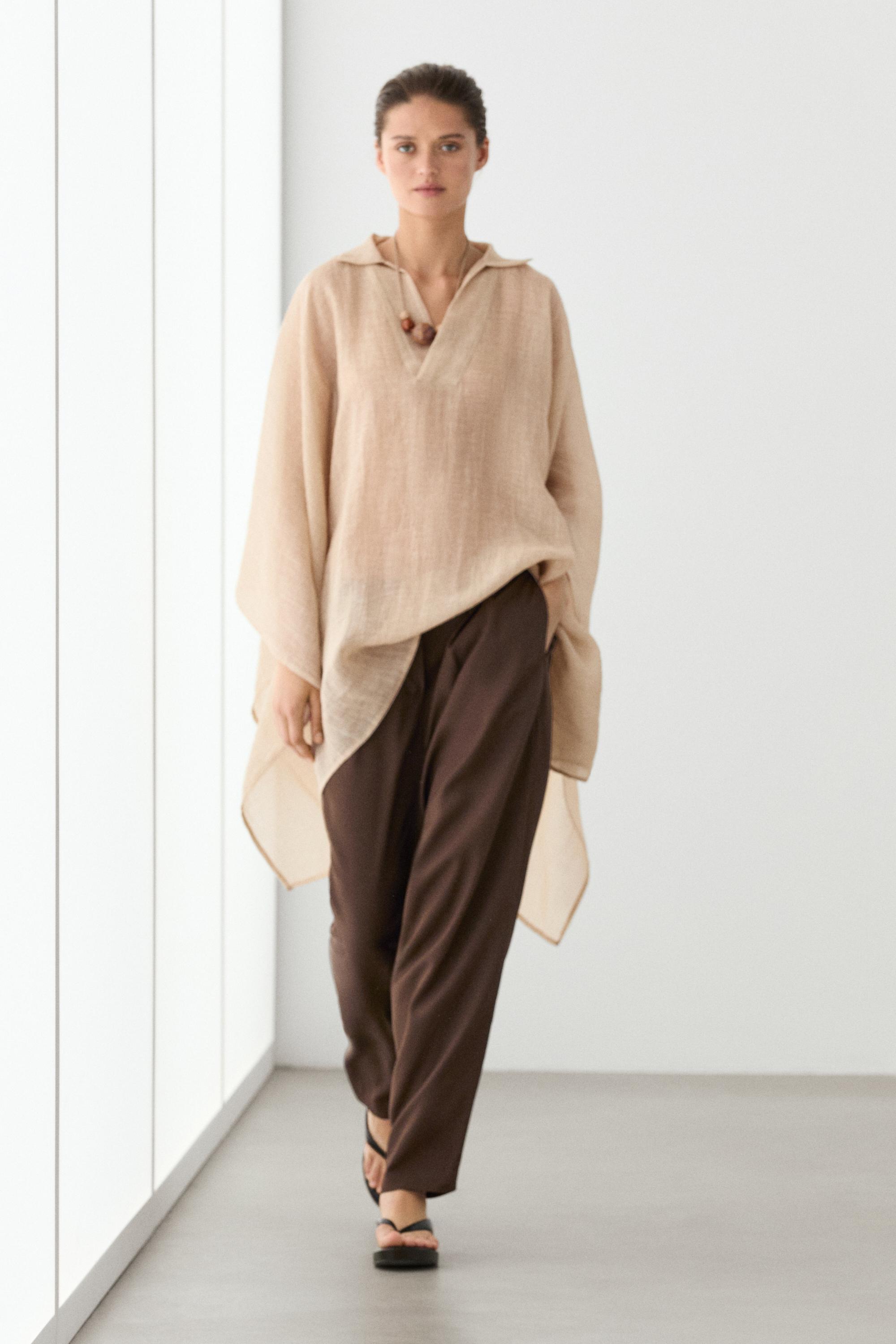 100% ramie cape