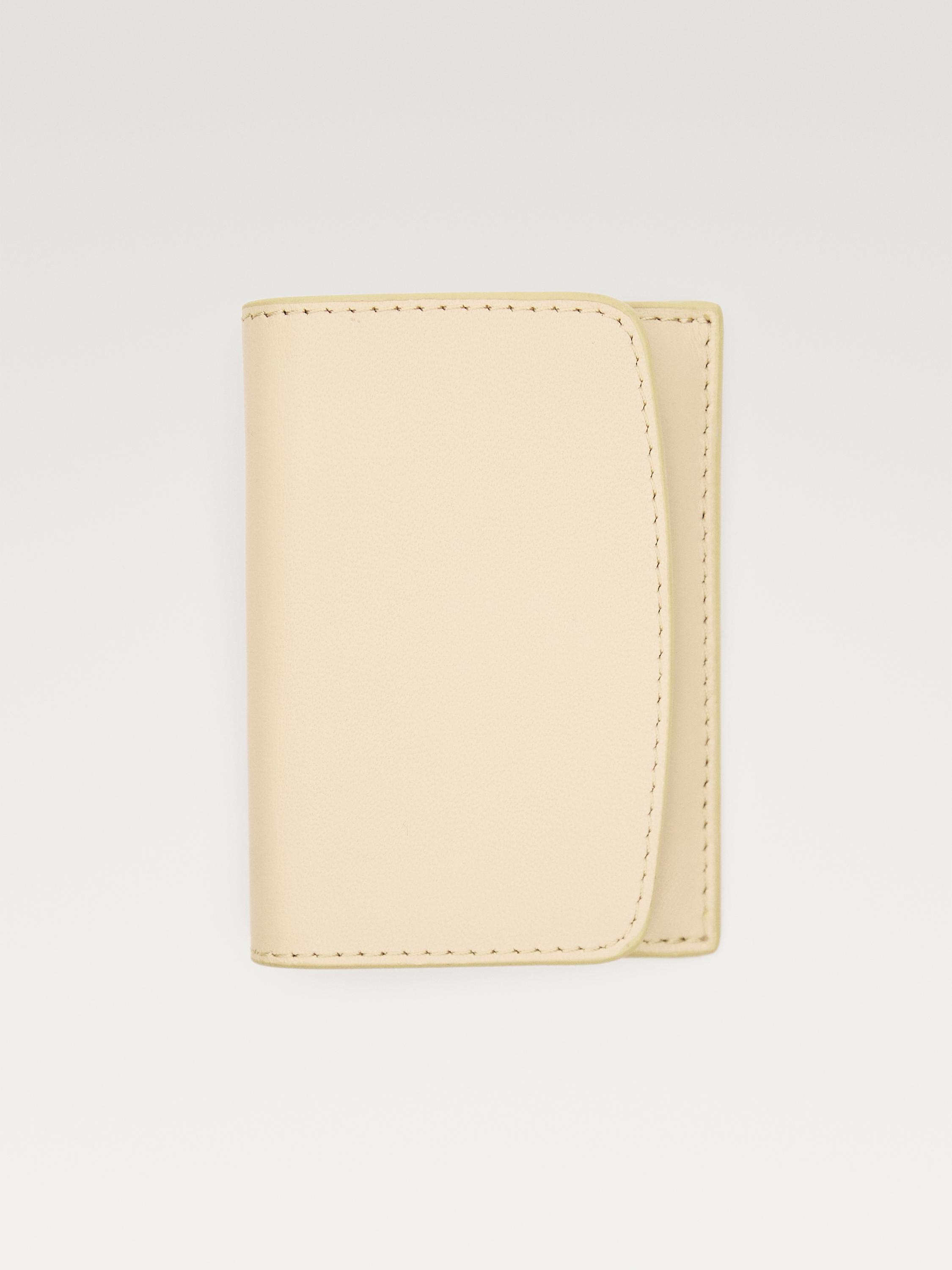 Nappa leather wallet — Vanilla