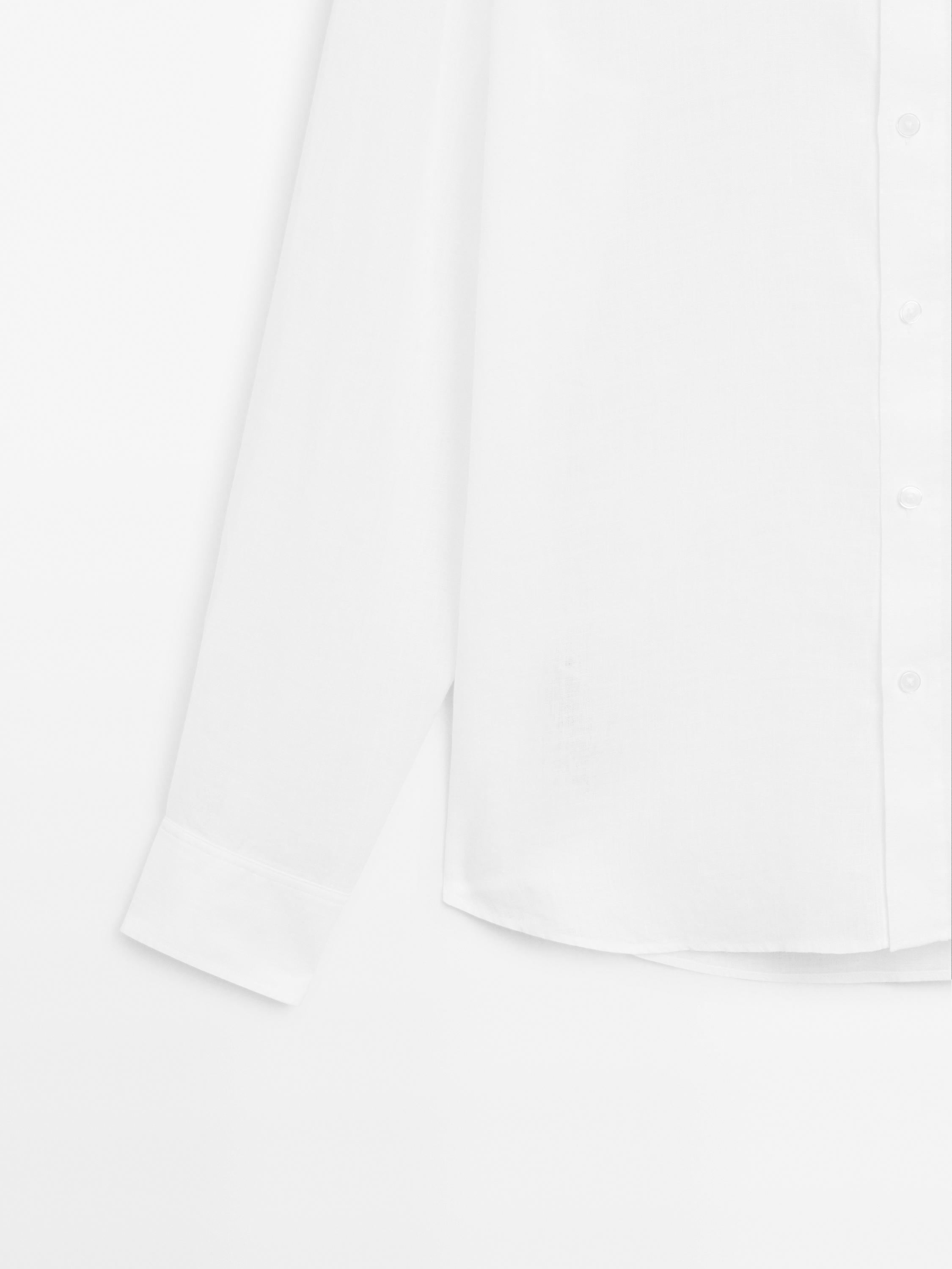 100% linen regular fit shirt