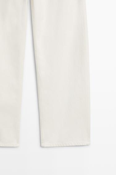 High-waist barrel fit jeans — Off white 7