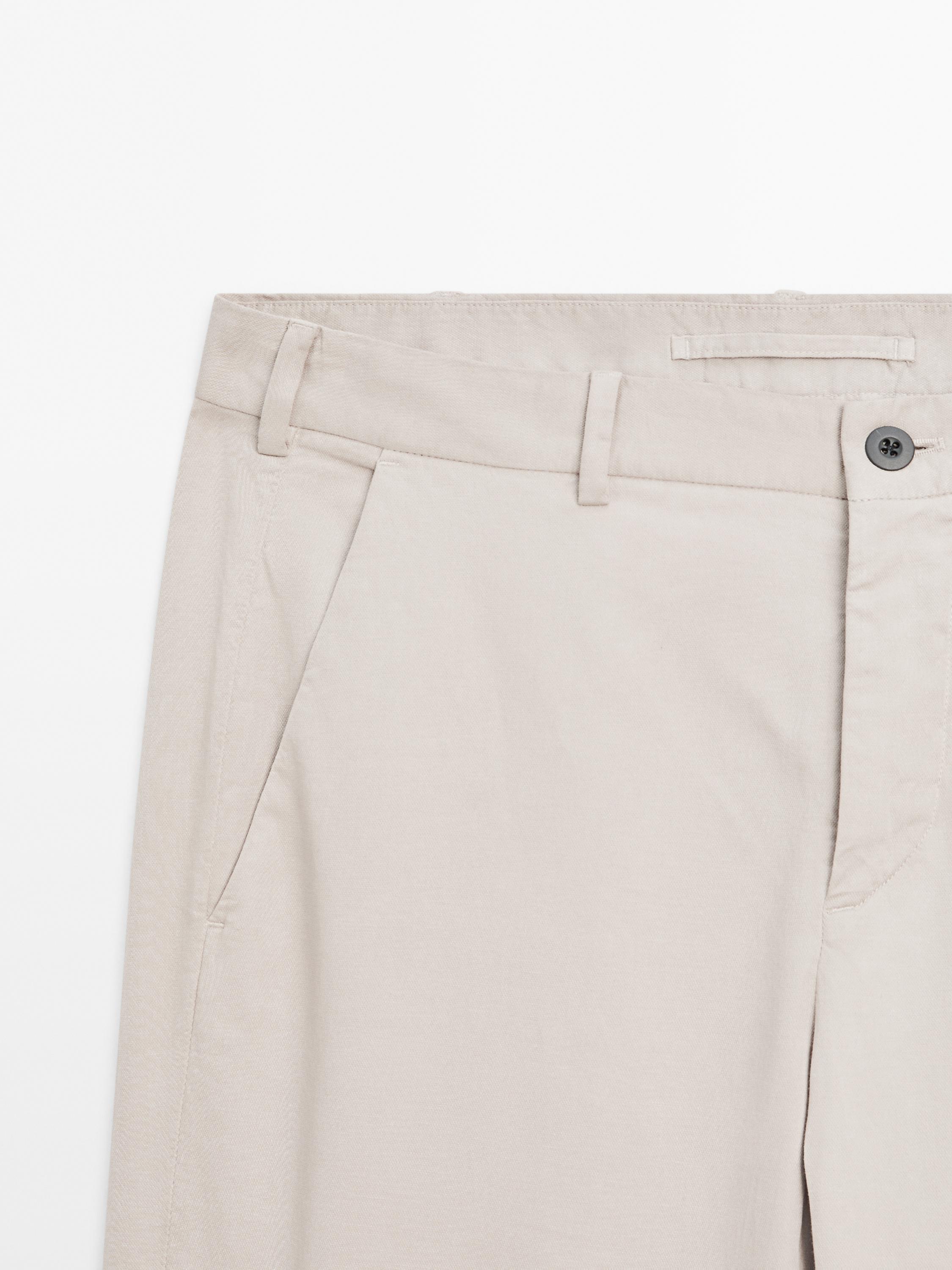 Slim fit trousers