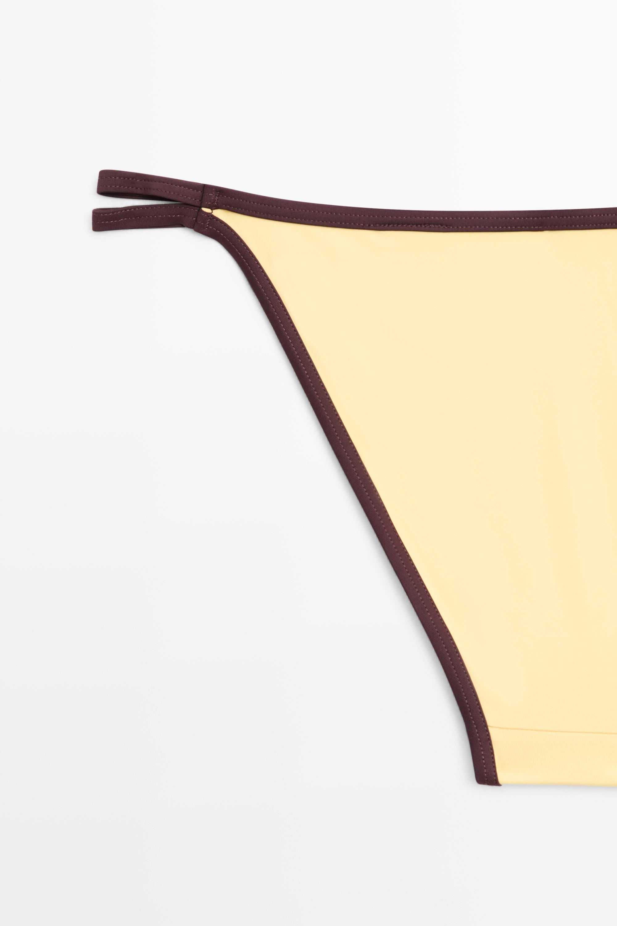 Contrast bikini bottoms — Vanilla