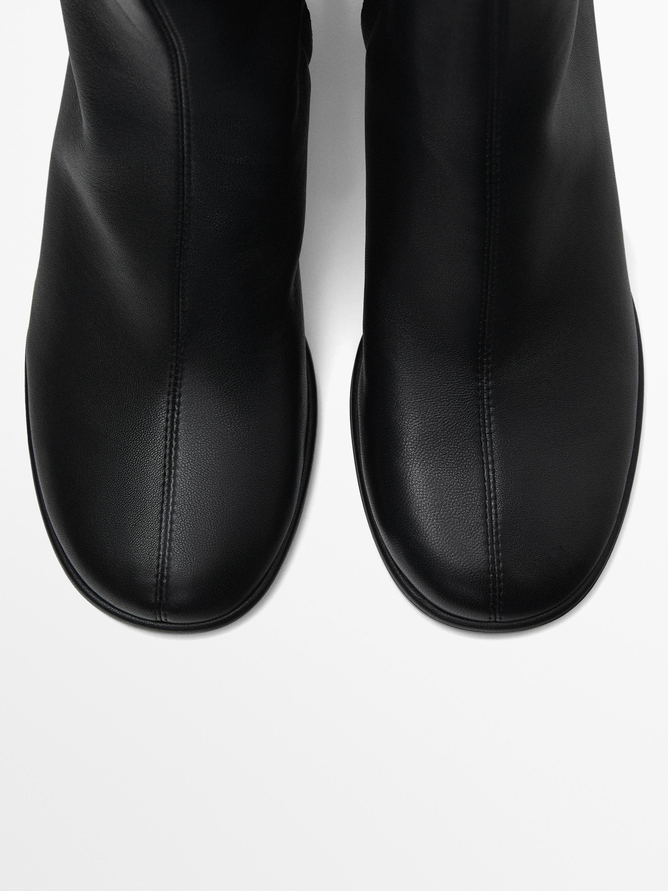 High-heel ankle boots