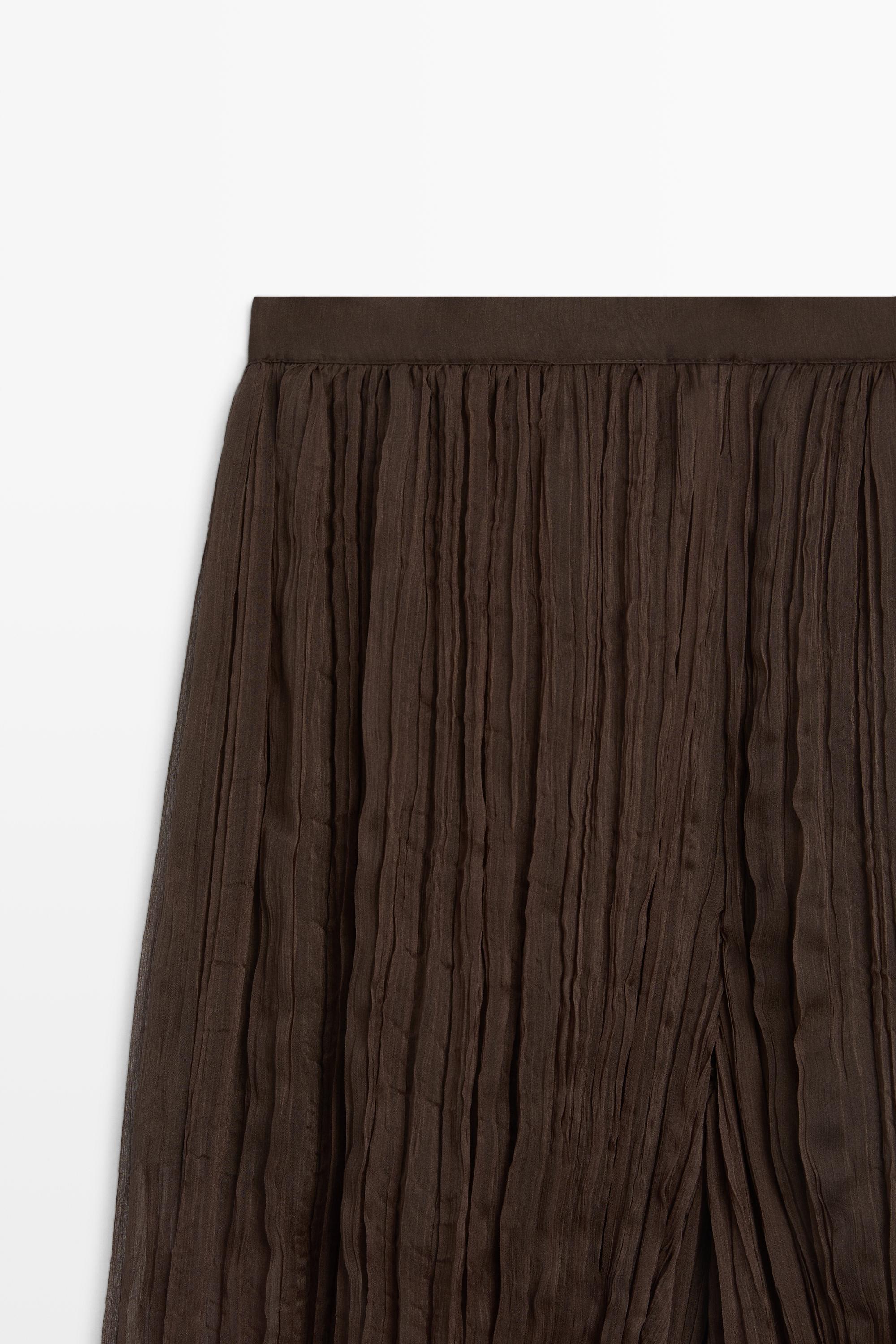 Total look flowing pants — BROWN