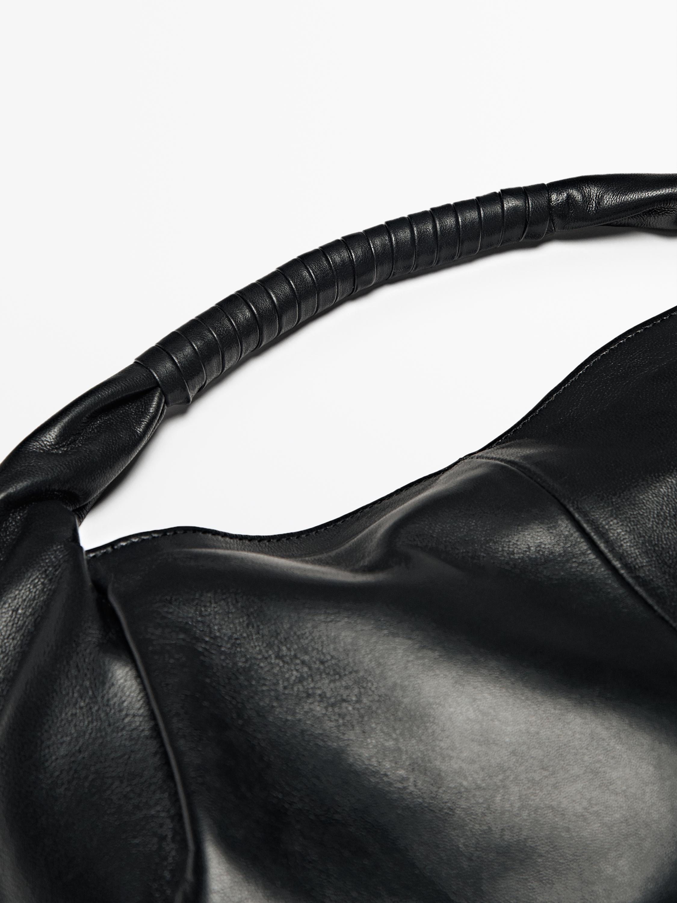 Nappa leather handbag