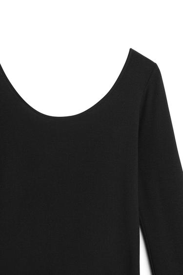 Stretch wool blend crew neck top - LIMITED EDITION — CHARCOAL 9