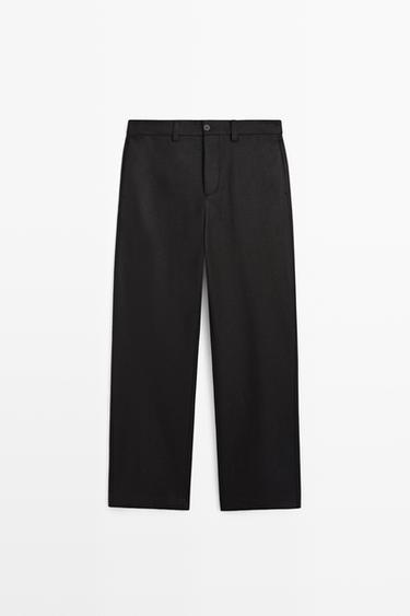 100% wool suit pants — NAVY BLUE 2