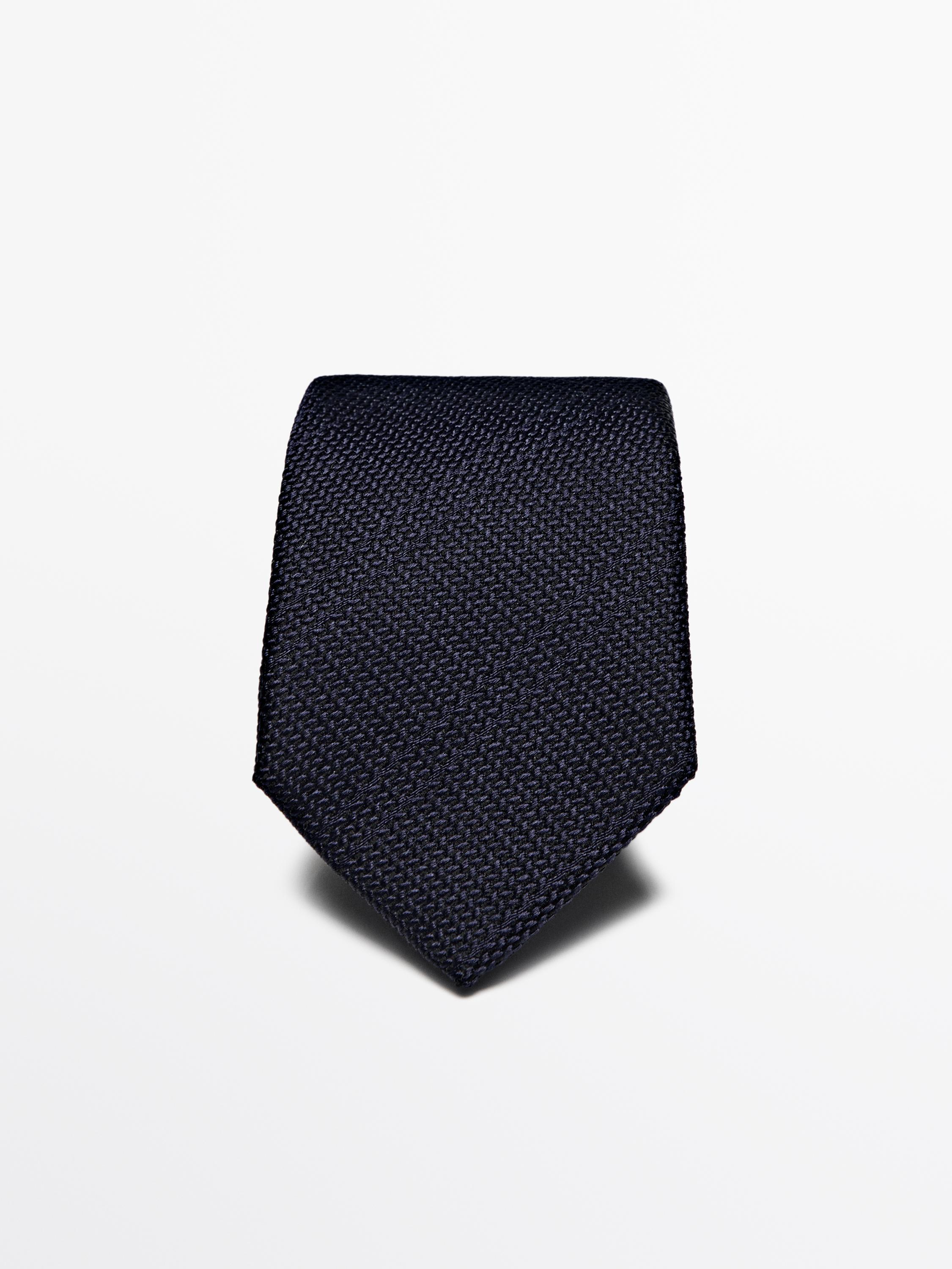 100% silk striped tie