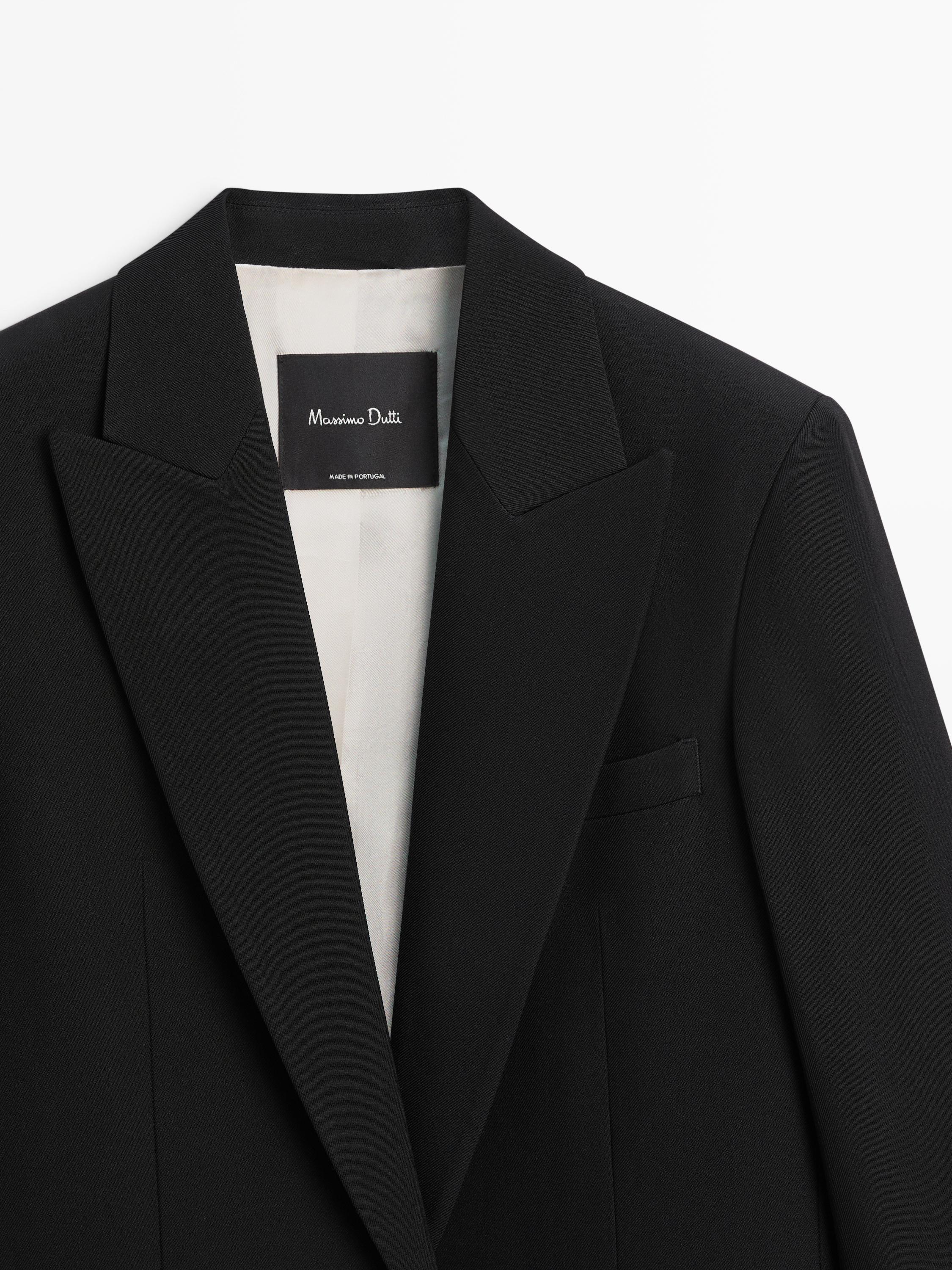 Veste de tailleur en crêpe