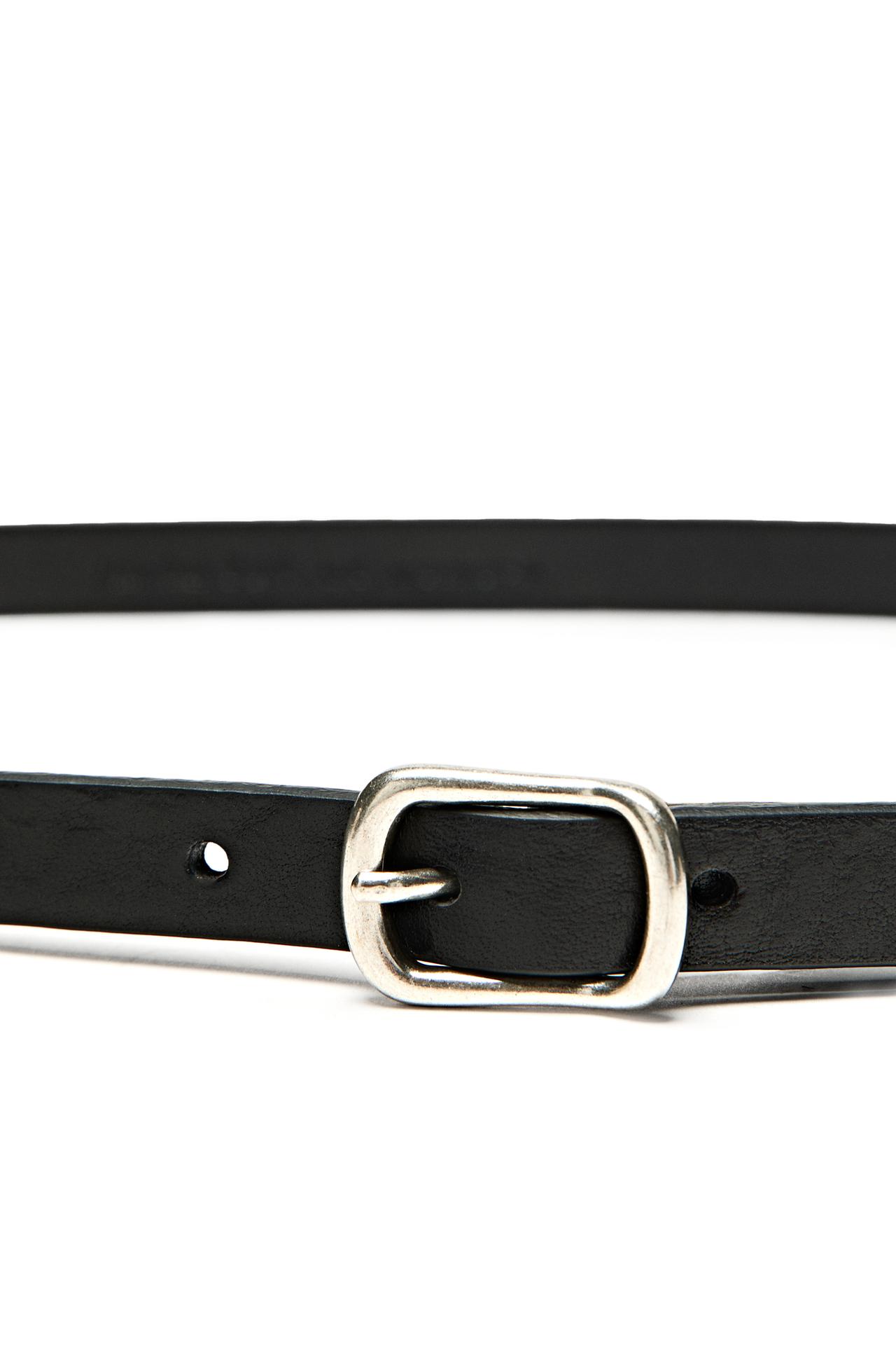 Nappa leather belt with buckle - LIMITED EDITION — BLACK