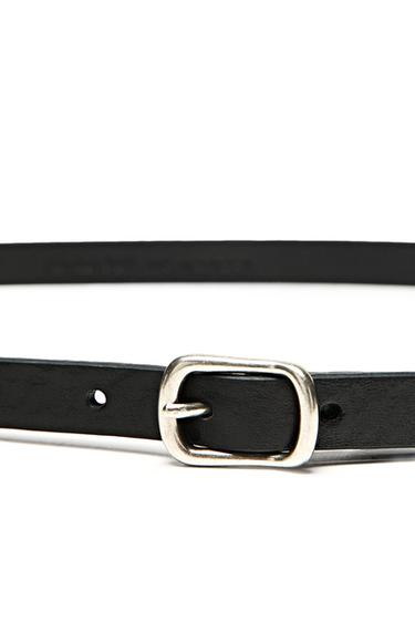 Nappa leather belt with buckle - LIMITED EDITION — BLACK 6