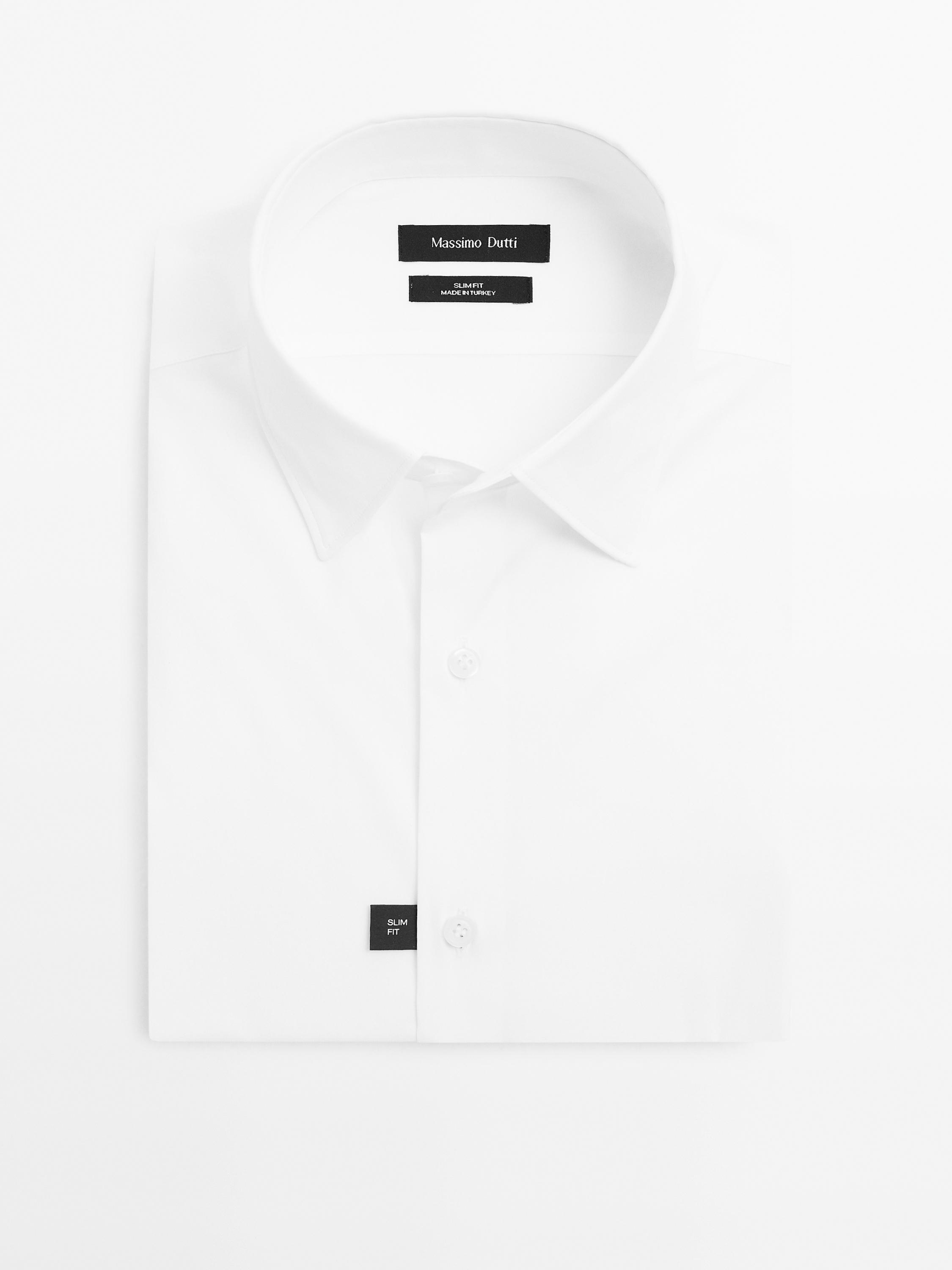Slim fit stretch shirt