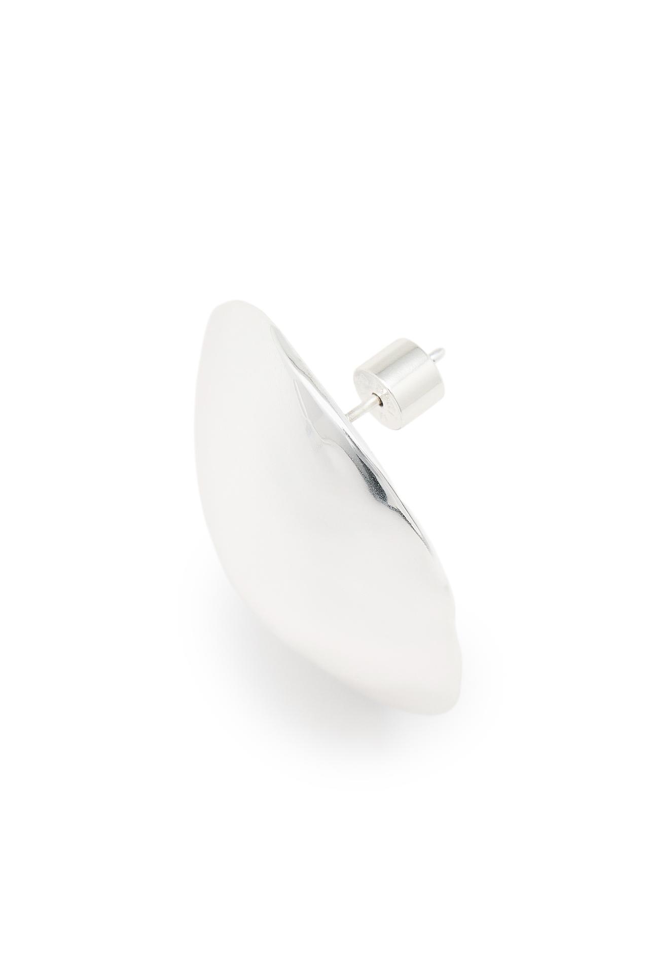 IRREGULAR OVAL EARRING - LIMITED EDITION — SILVER