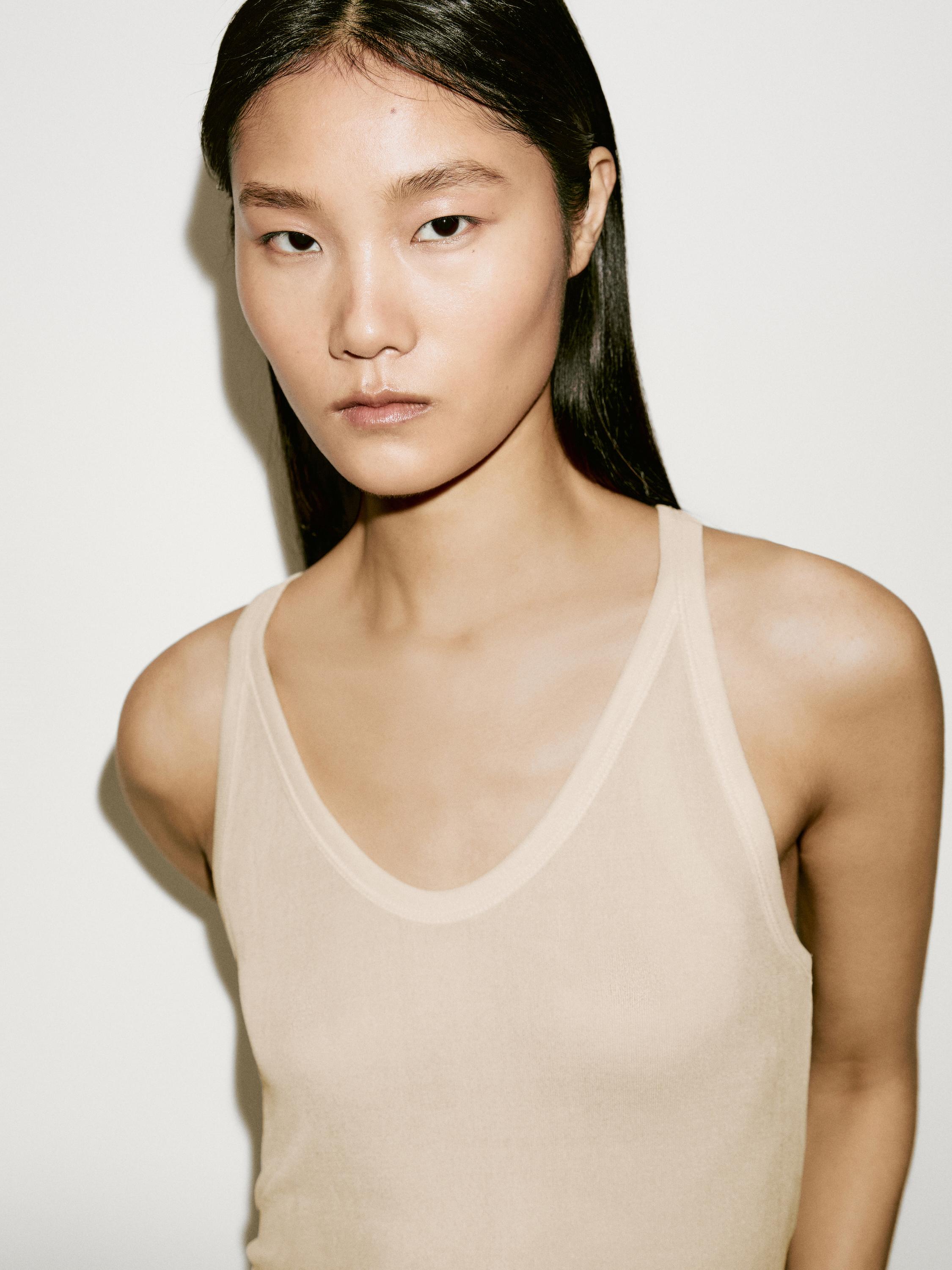 100% mulberry silk strappy top - Limited Edition