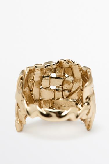 Basket detail ring — GOLDEN 4