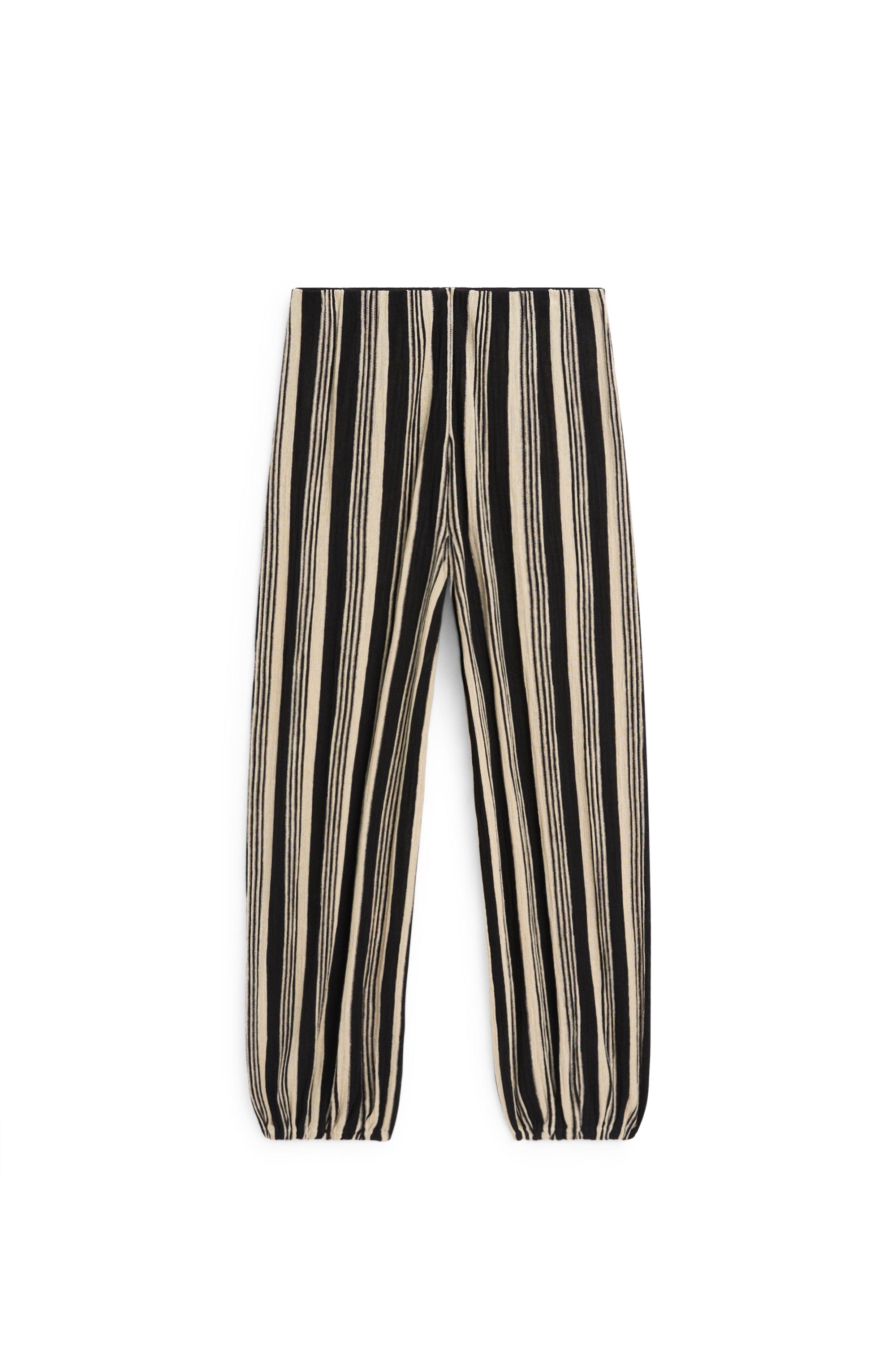 Striped sarouel co-ord pants