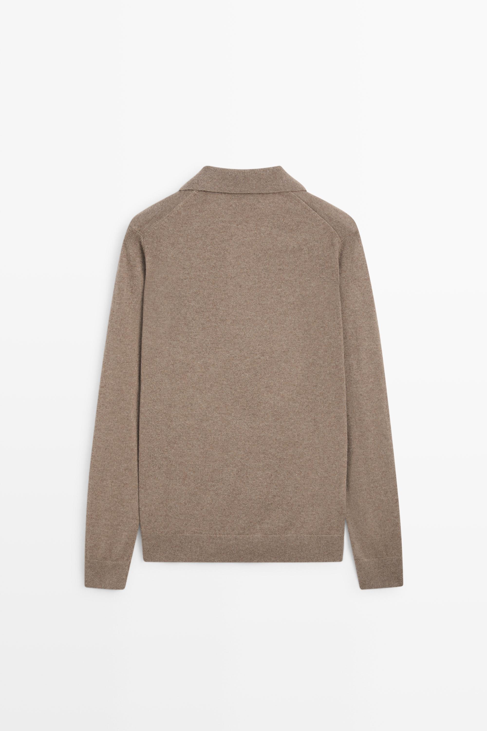 100% kasjmier tricot polotrui