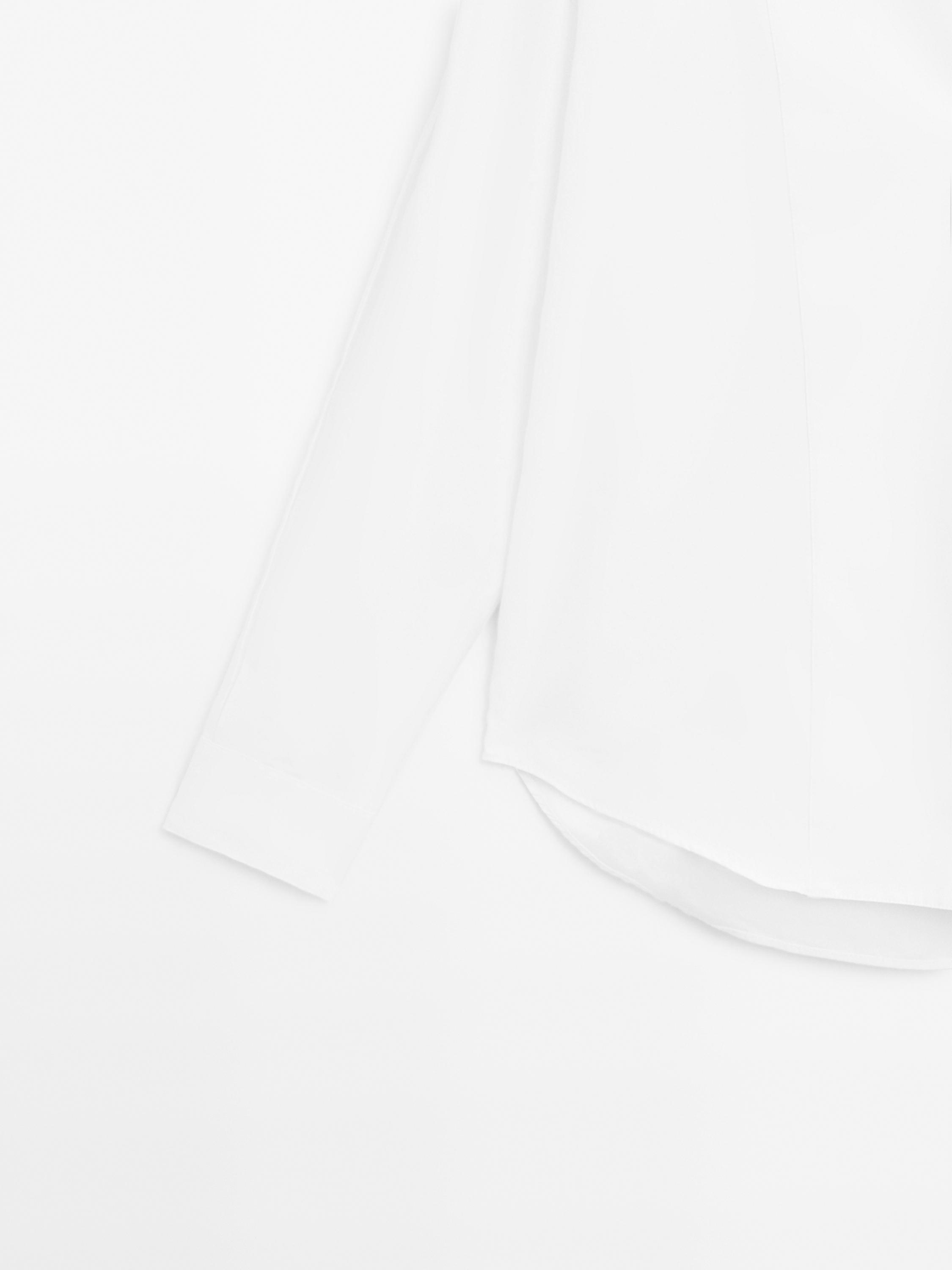 Poplin shirt with chest detailing