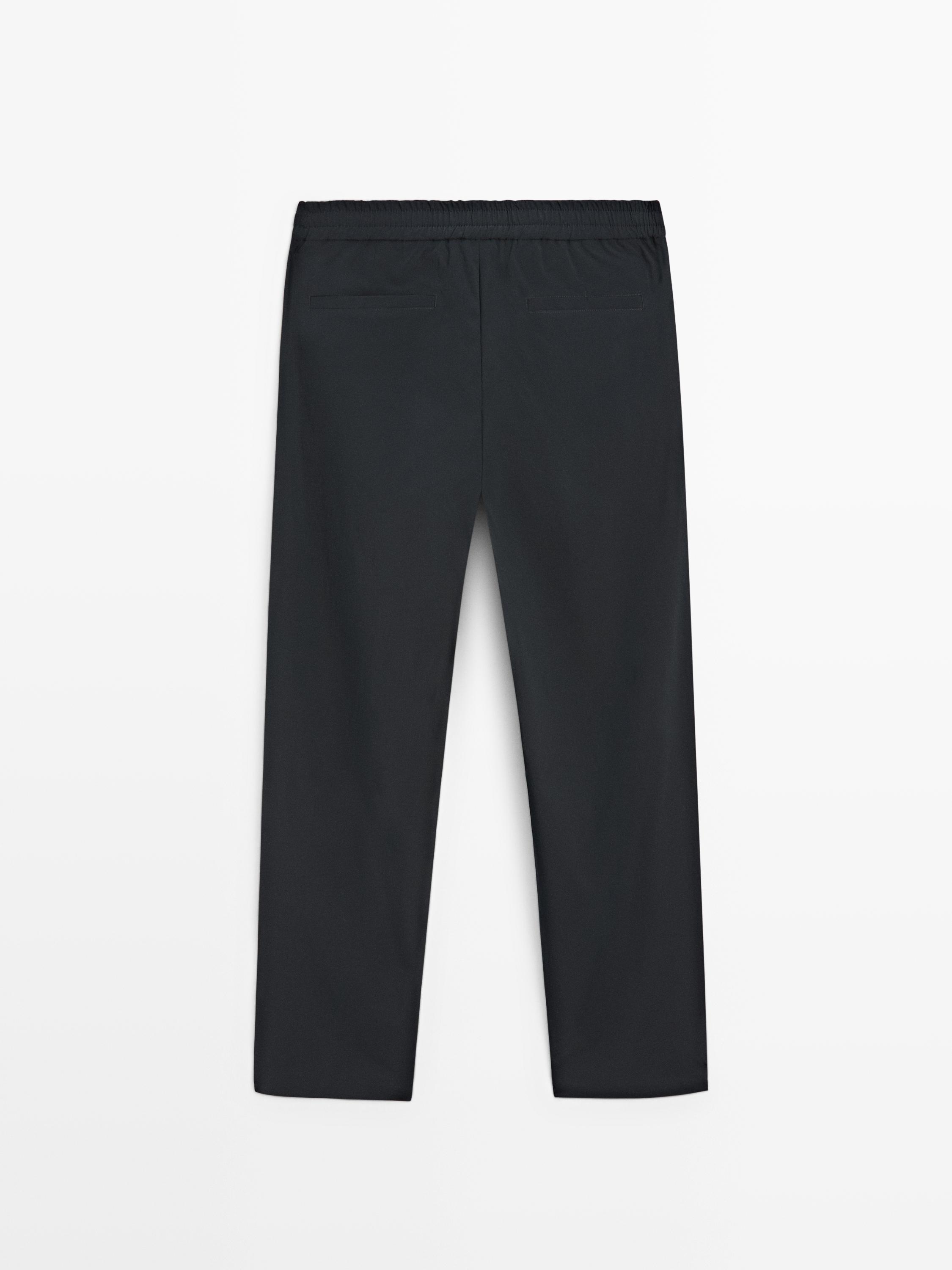 Total look technical trousers — NAVY BLUE