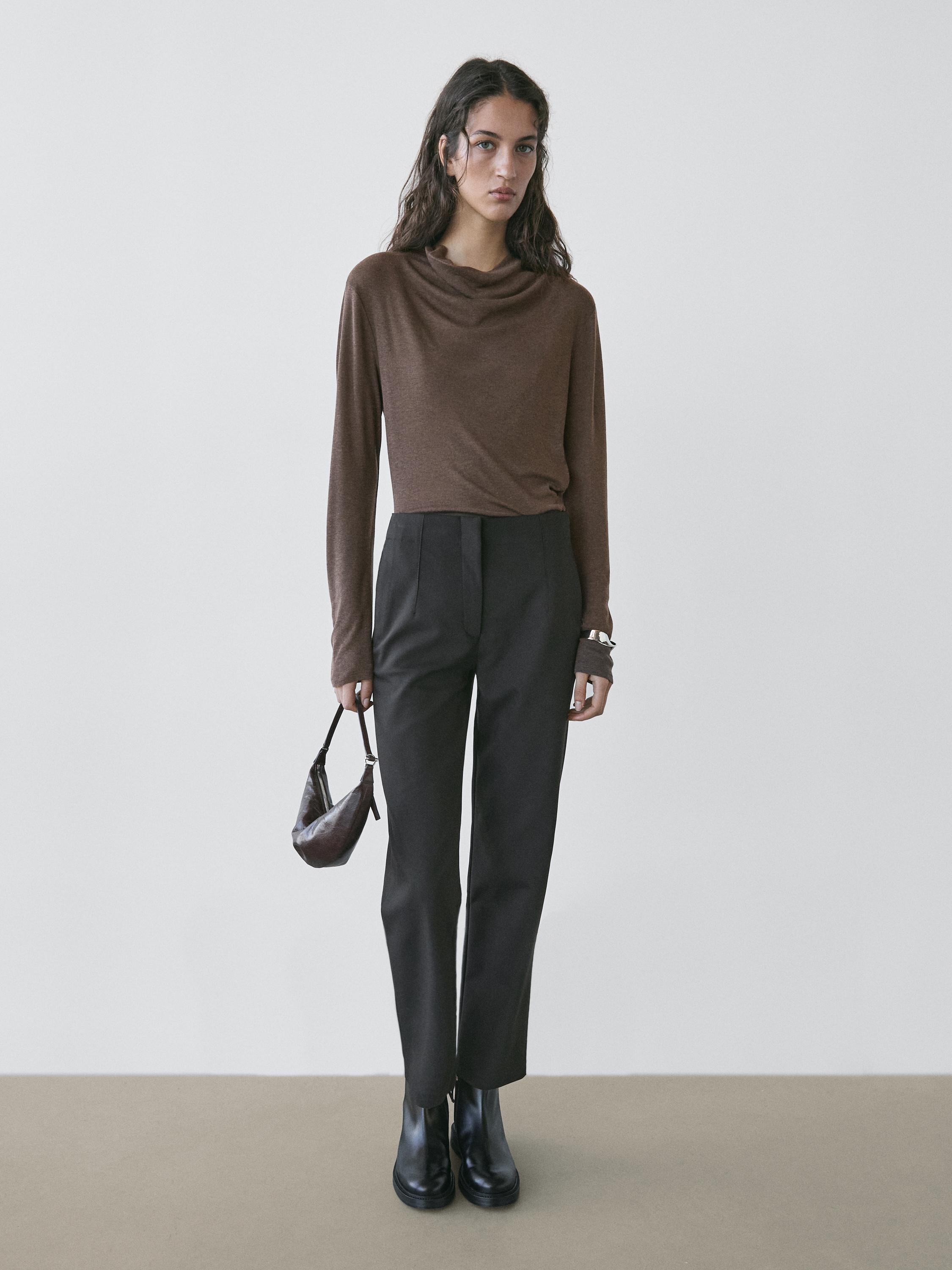 بنطلون تقني من القطن المخلوط