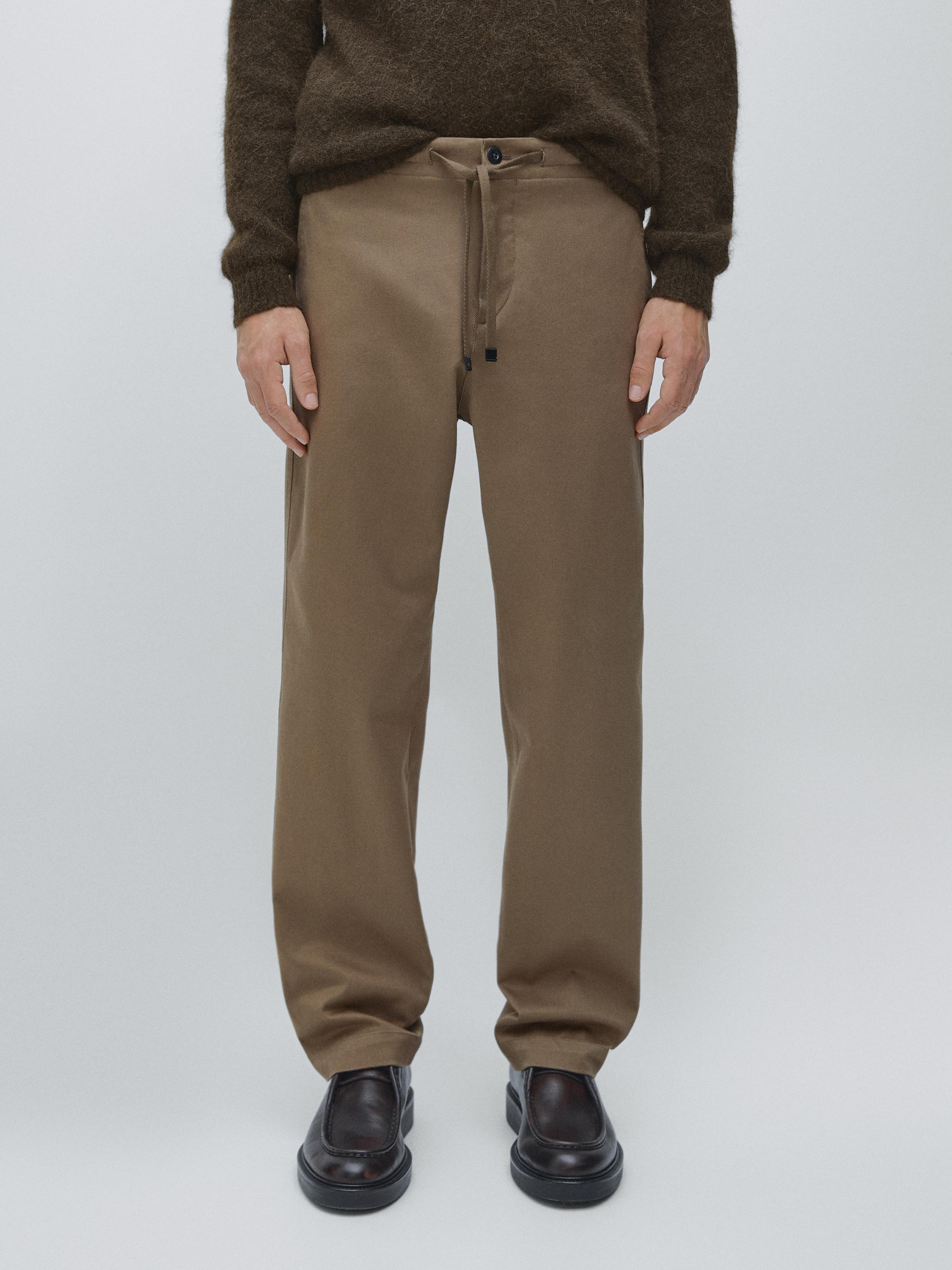 بنطلون رياضي من القطن المخلوط